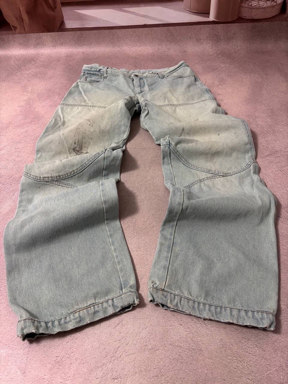 Vintage Faded If Six Was Nine style faded baggy pants jeans Size US 34 / EU 50 - 4 Thumbnail