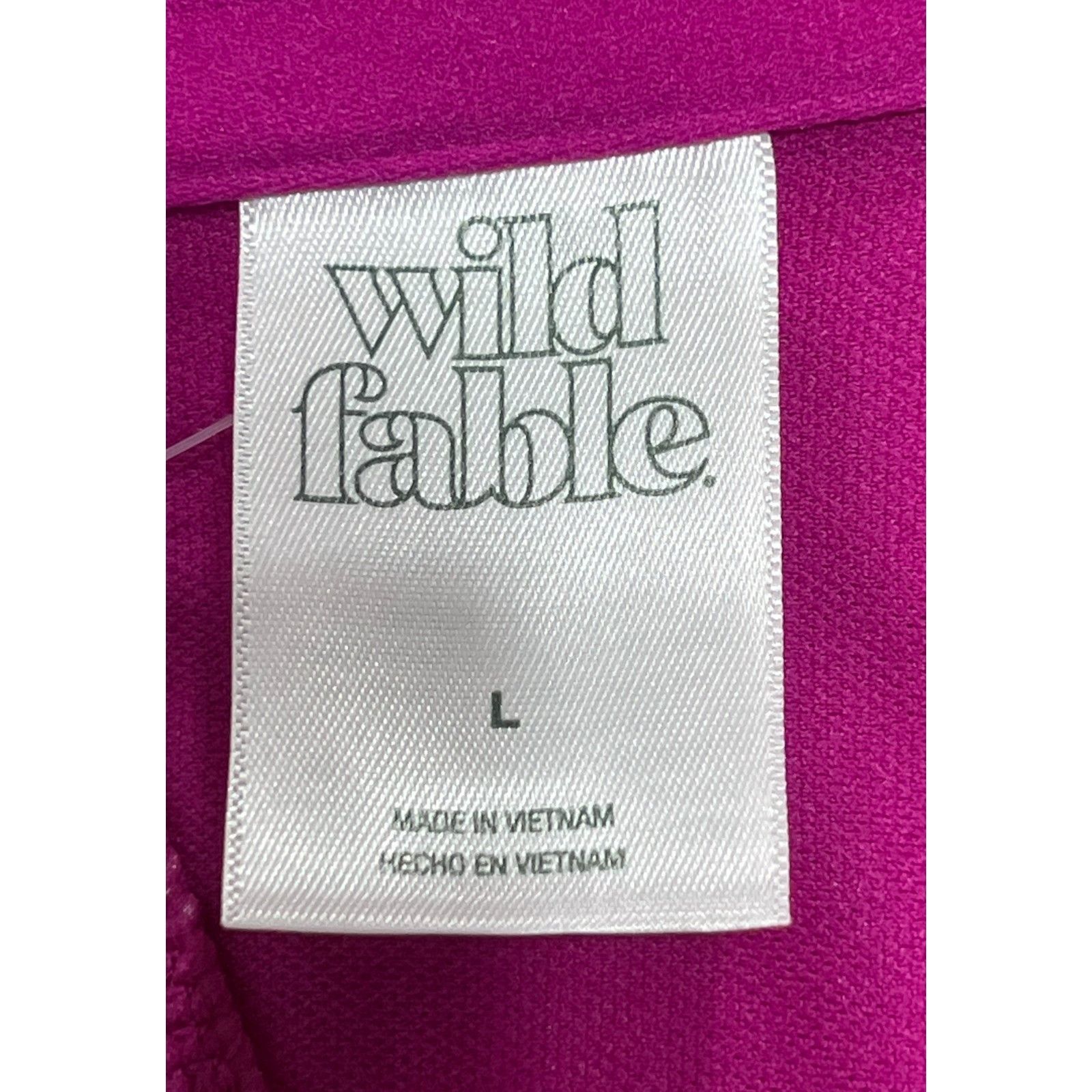 Other Wild Fable - Women's Faux Leather Bandeau Bikini Top - Pink Size ONE SIZE - 11 Thumbnail