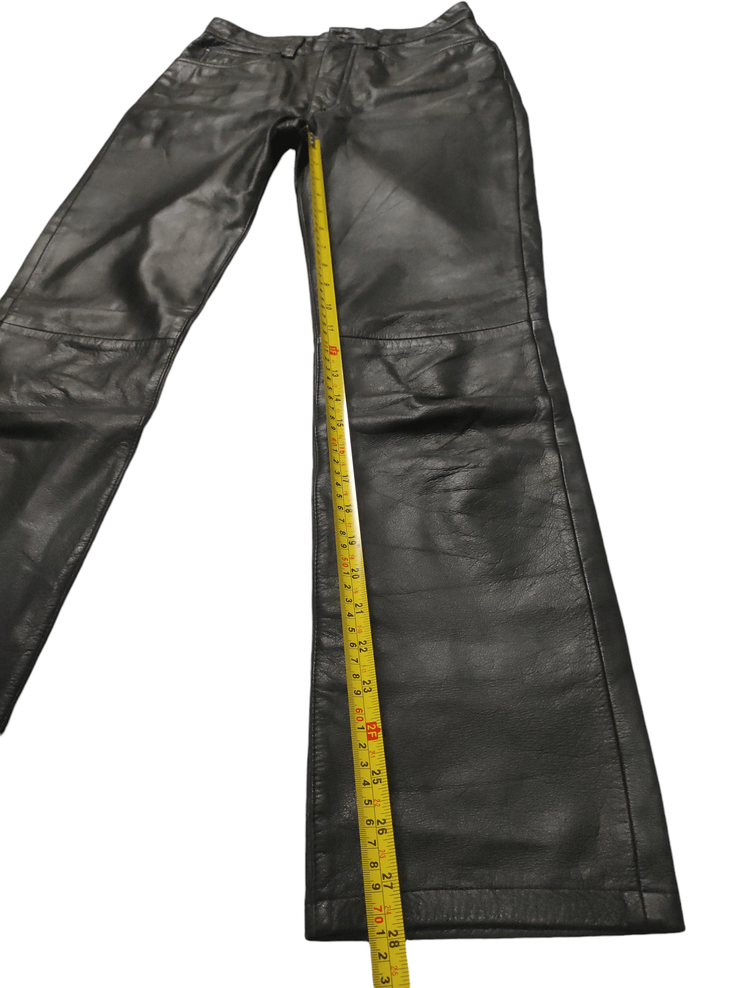 Yohji Yamamoto YOHJI YAMAMOTO "AAR" PANT LEATHER x RARE Size US 28 / EU 44 - 9 Thumbnail