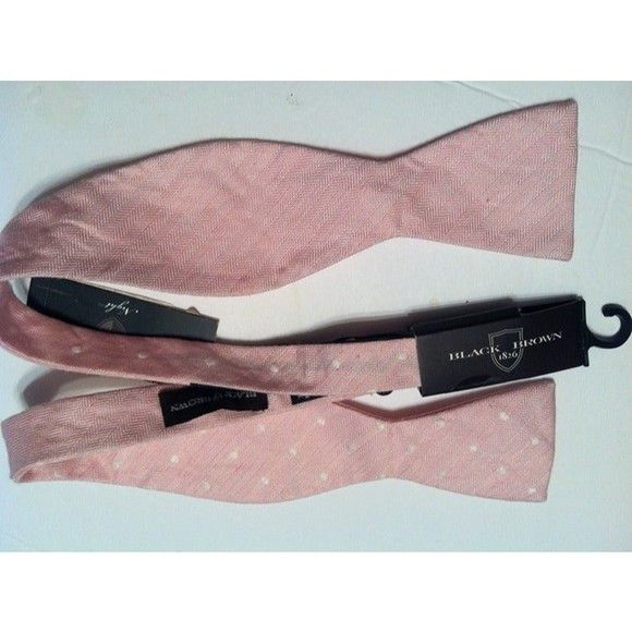Black Brown 1826 BLACK BROWN 1826 MENS NEW BOW TIE Size ONE SIZE - 1 Thumbnail