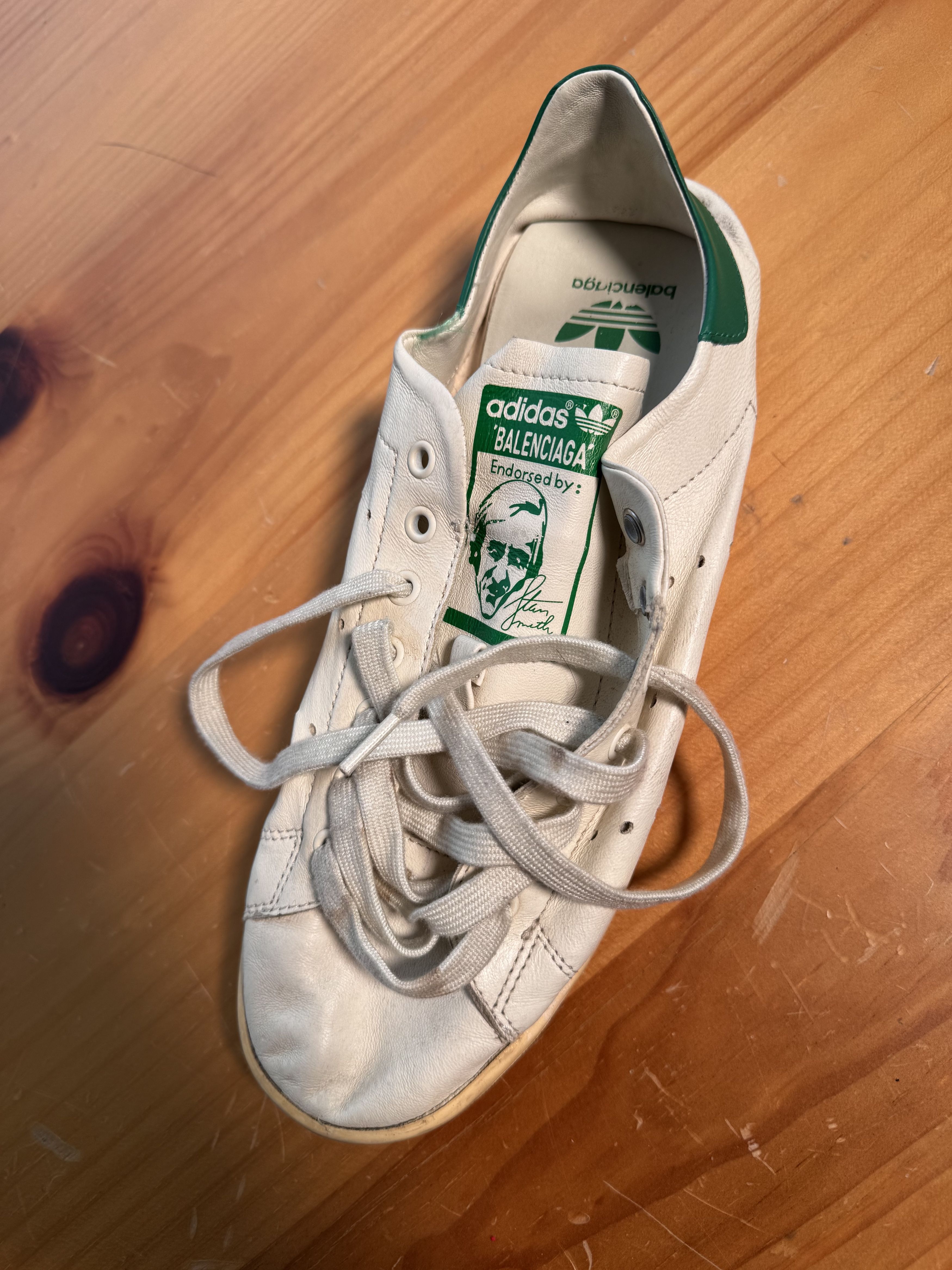 Adidas × Balenciaga Balenciaga Stan Smith Sneakers Size US 8 / EU 41 - 13 Thumbnail
