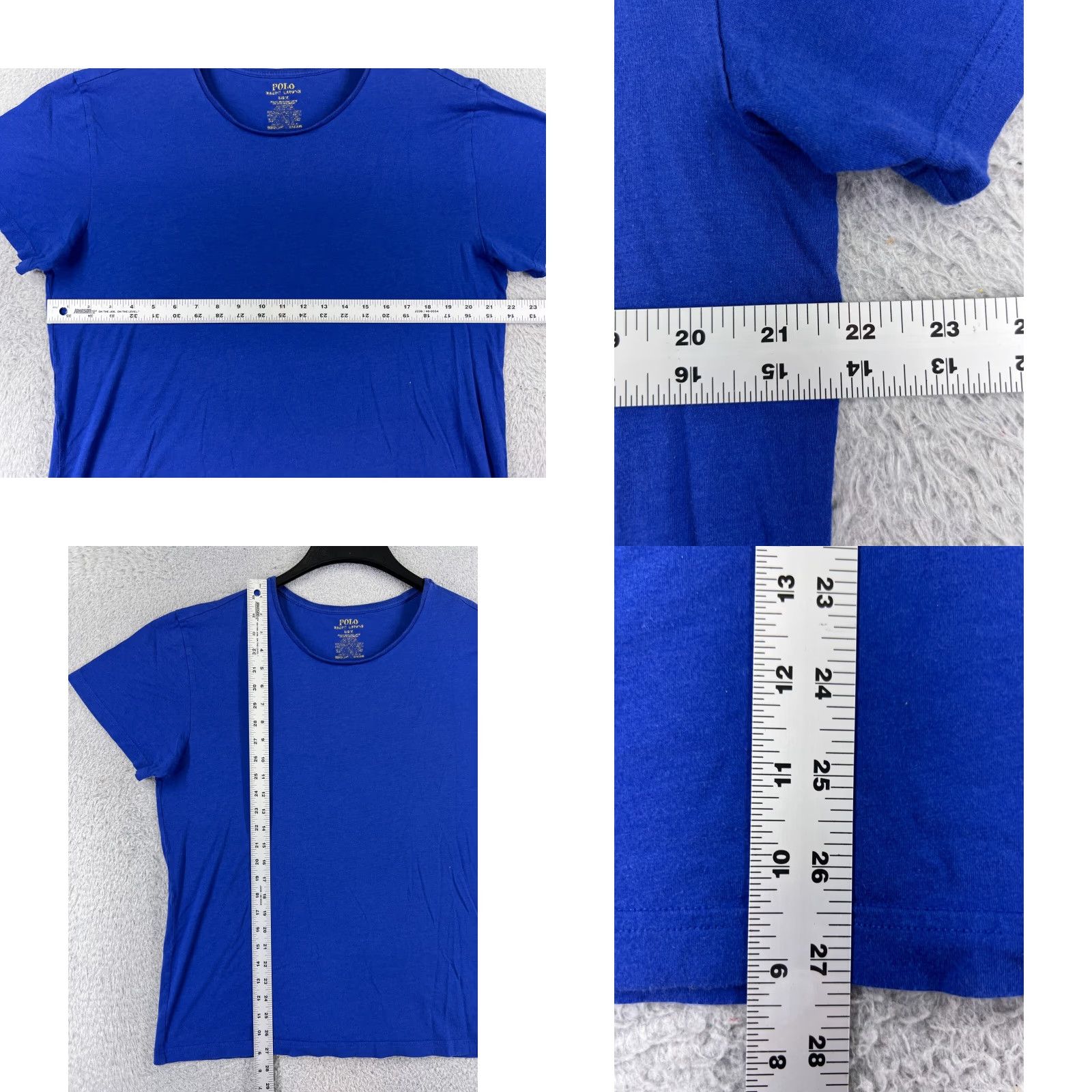 Ralph Lauren Ralph Lauren Polo Shirt Men’s Large Blue 100% Cotton Short Sleeve Round Neck Embroidered Logo Size US L / EU 52-54 / 3 - 8 Thumbnail