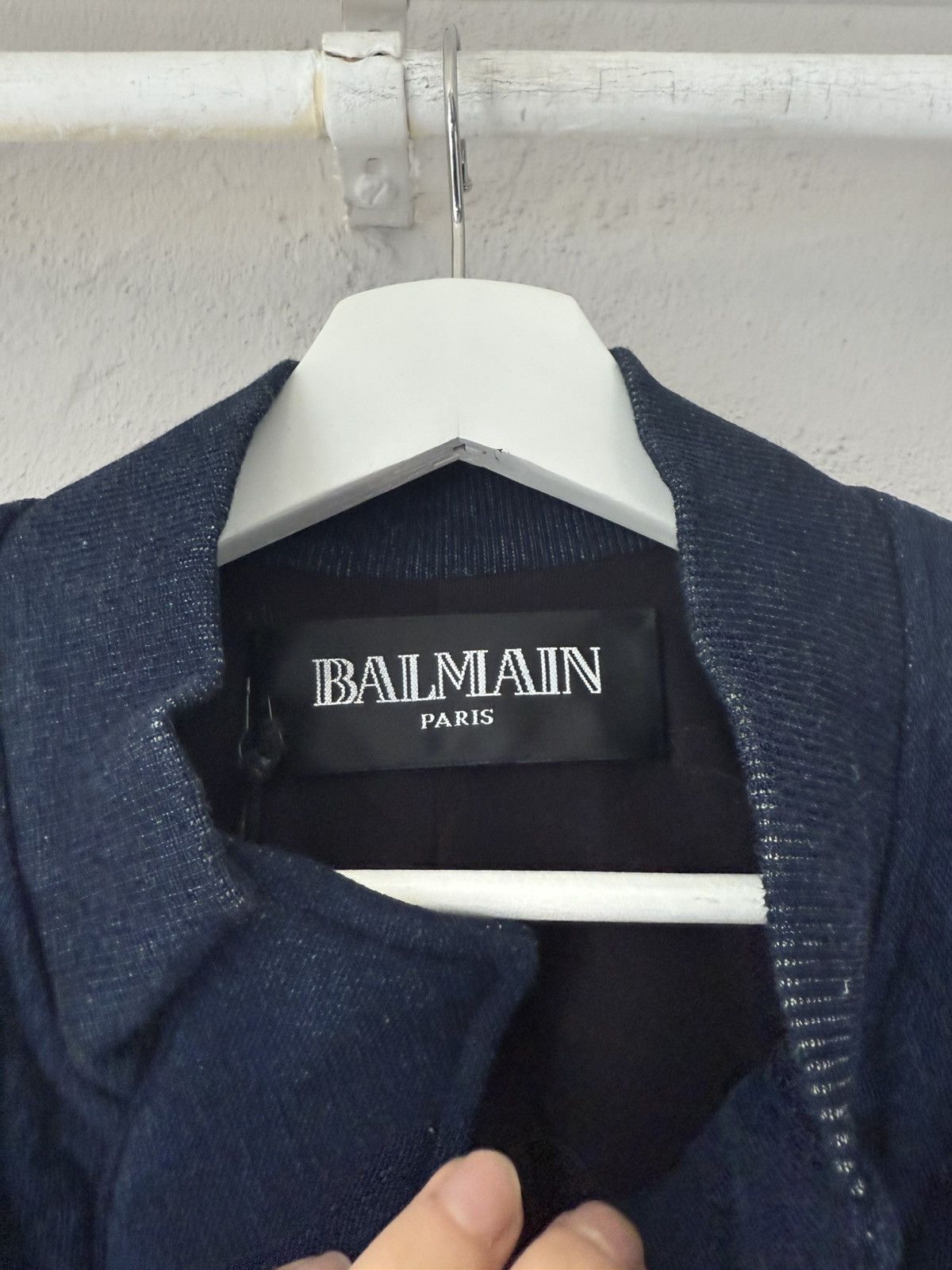 Balmain Quilted Padded-Shoulder Bomber Jacket Size US M / EU 48-50 / 2 - 8 Thumbnail