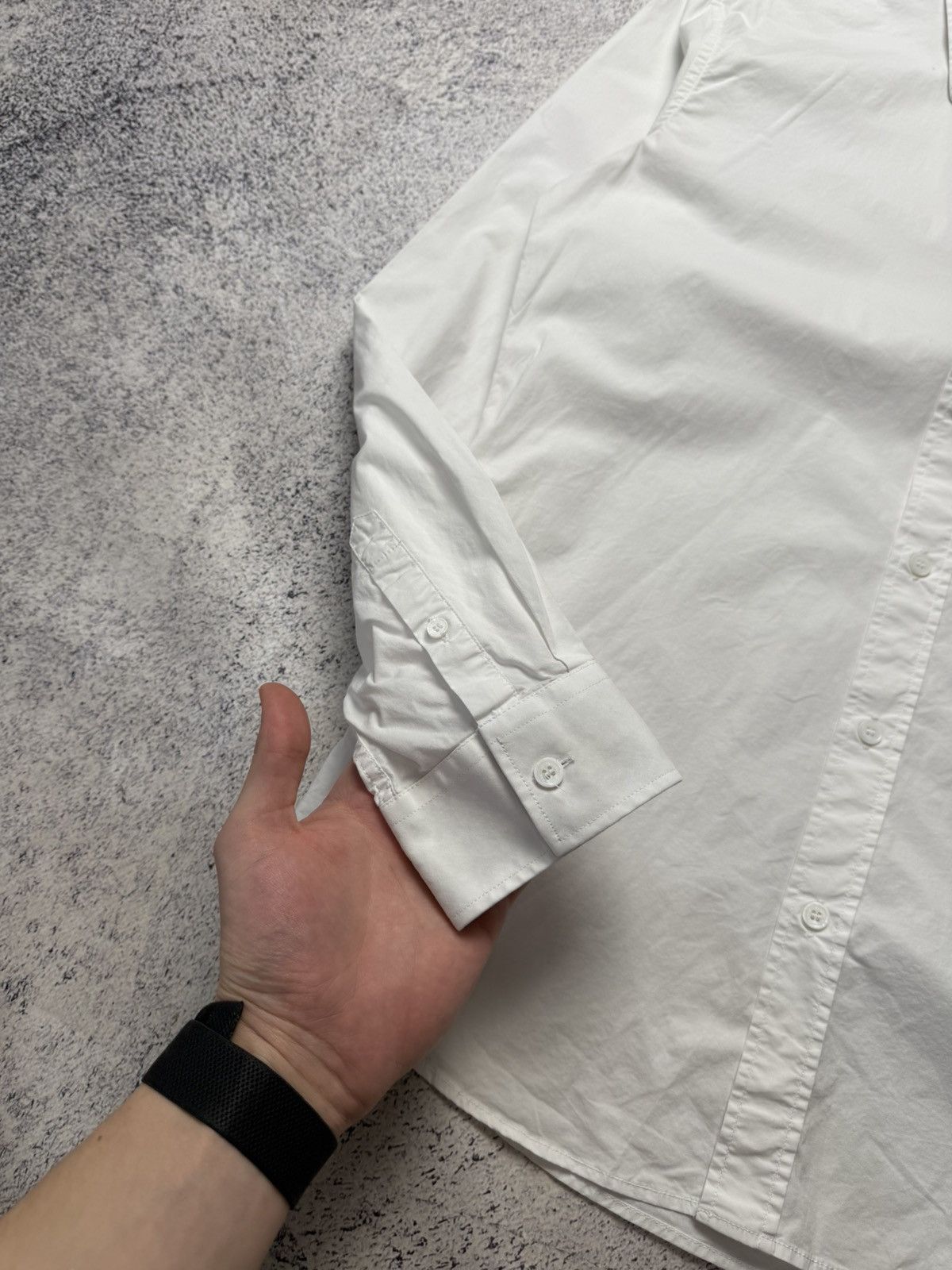 Burberry Burberry White Button Up Shirt Size US L / EU 52-54 / 3 - 10 Thumbnail