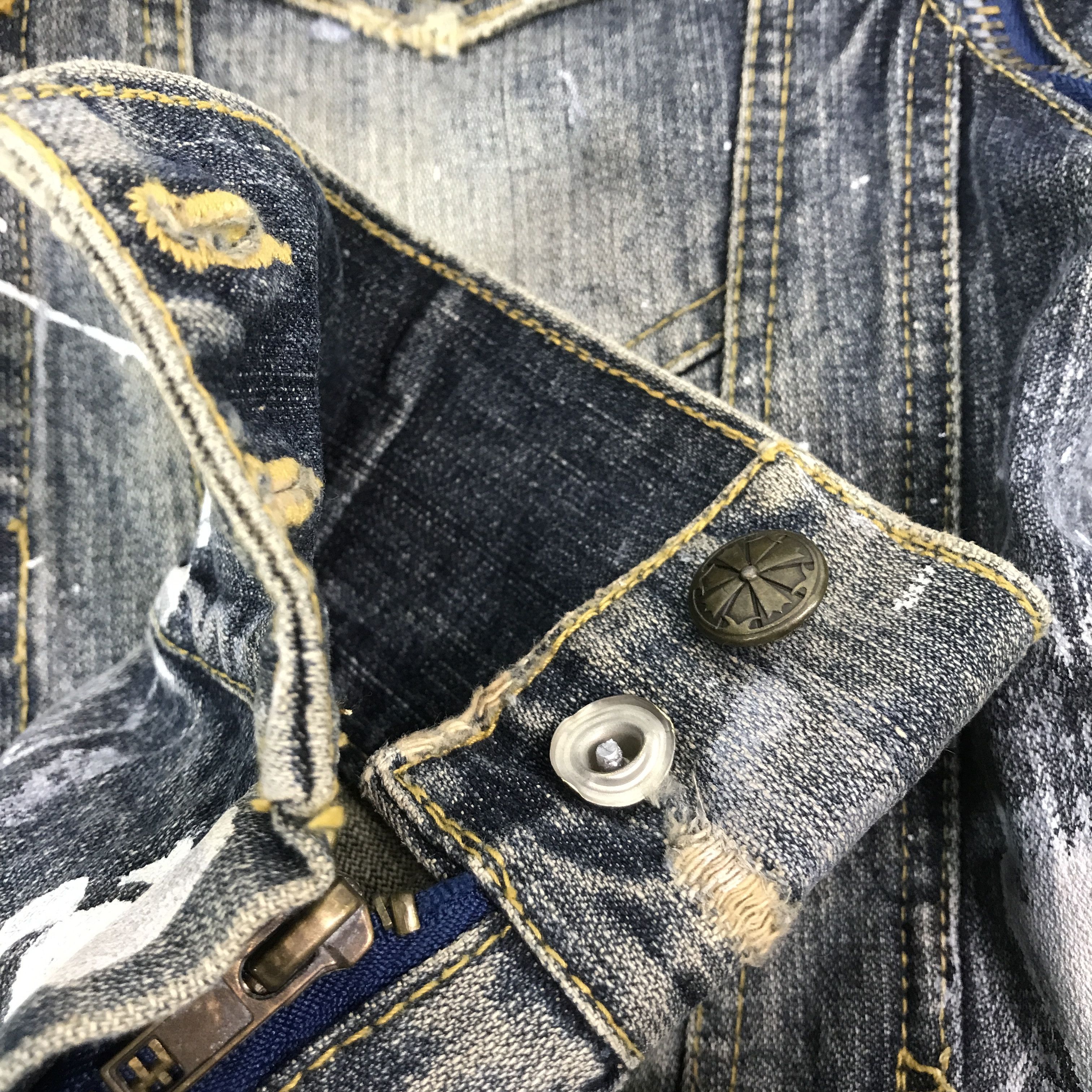 Japanese Brand japanese brand Distressed denim pink button jacket Size US M / EU 48-50 / 2 - 8 Thumbnail