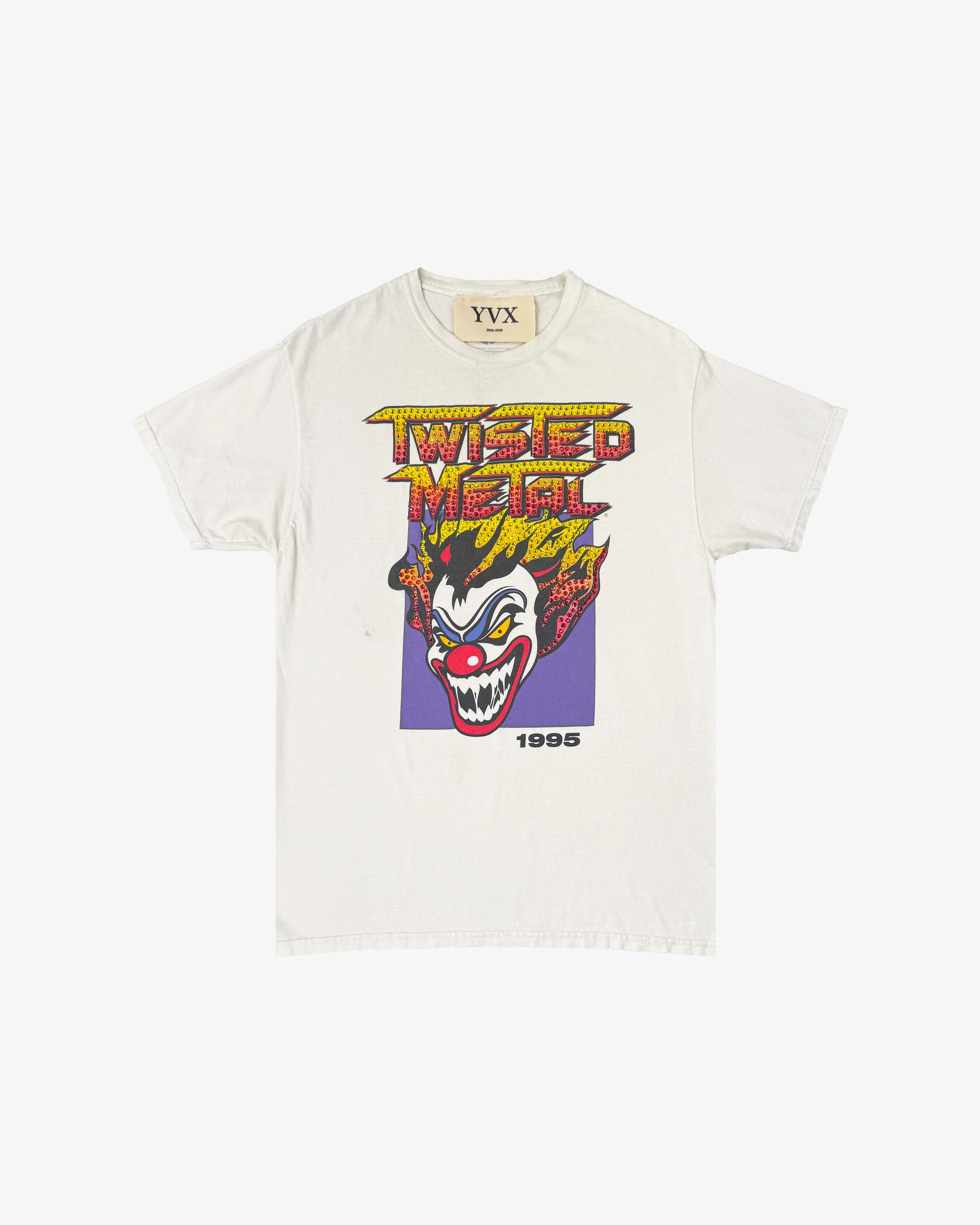 Vintage Hand Studded TWISTED METAL ‘95 Vintage Tee Size US S / EU 44-46 / 1 - 1 Thumbnail