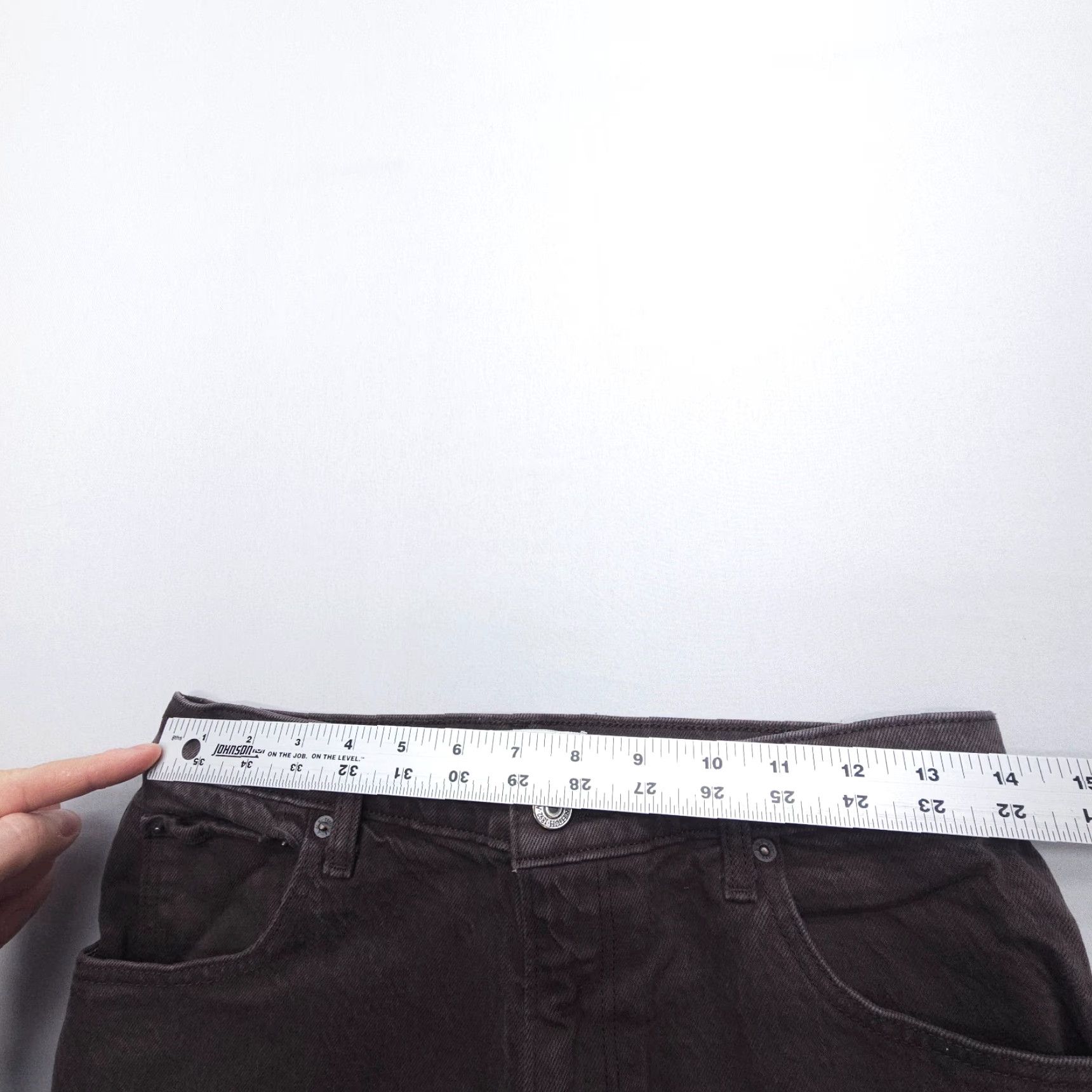 Abercrombie & Fitch Abercrombie & Fitch The '90s High Rise Straight Jeans 28/6S Crop Brown Women Vintage No 90s Theme Mens Womens Size 28" / US 6 / IT 42 - 7 Thumbnail