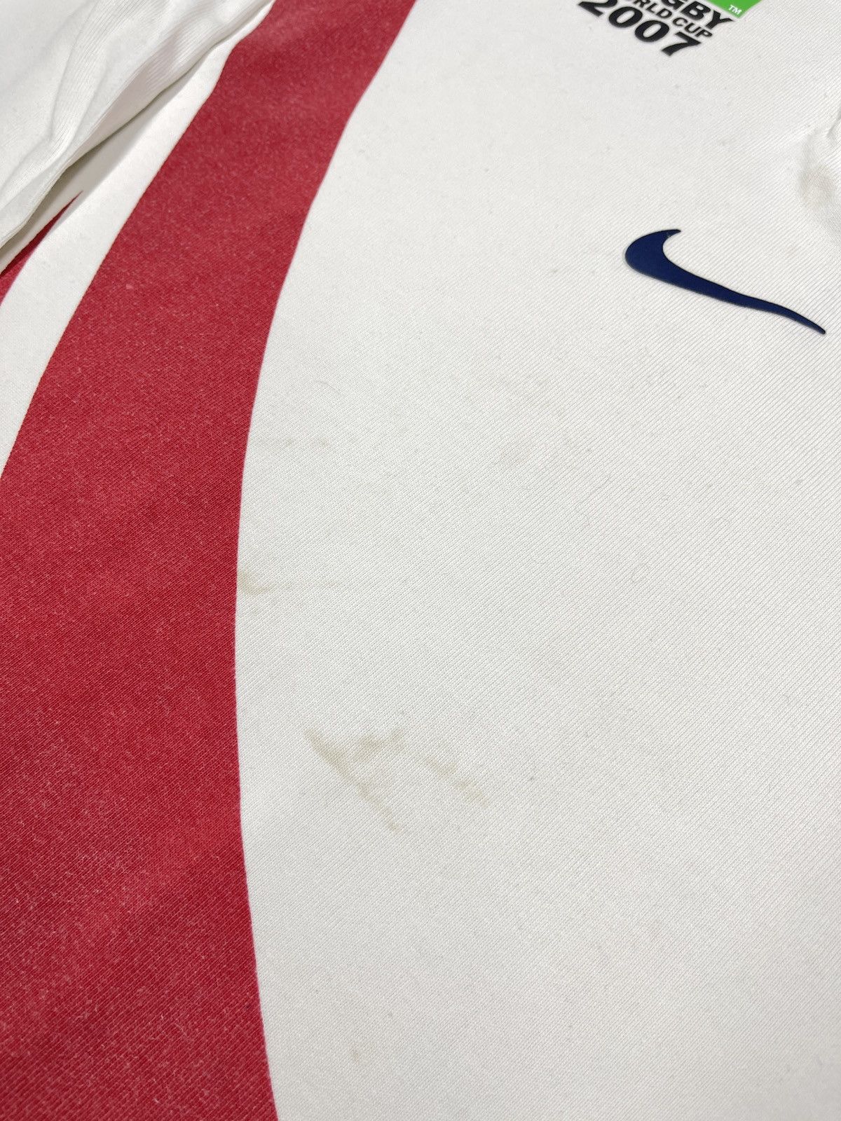 Nike Vintage Nike England Rugby World Cup 2007 Long Sleeve Polo Size US M / EU 48-50 / 2 - 13 Thumbnail