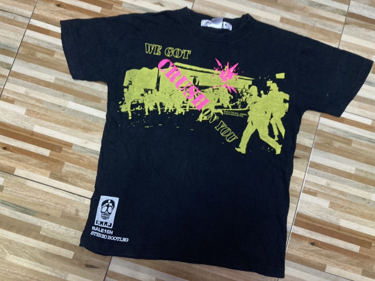 image of Raleigh Denim T-Shirt Raleigh Promo Albums Sony Japan International in Black, Men's (Size Medium)