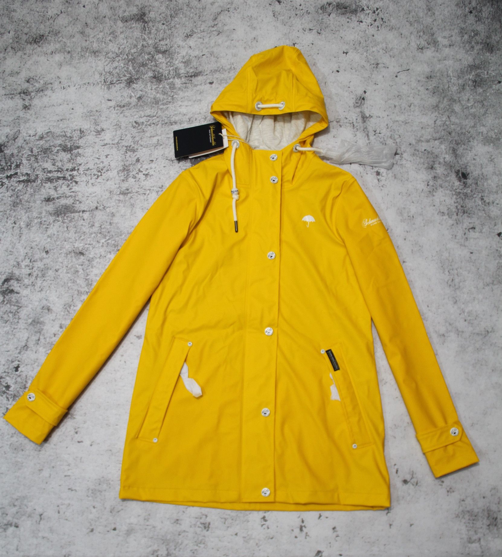 Other Schmuddelwedda Women's Rain Jacket YELLOW Size S / US 4 / IT 40 - 1 Thumbnail