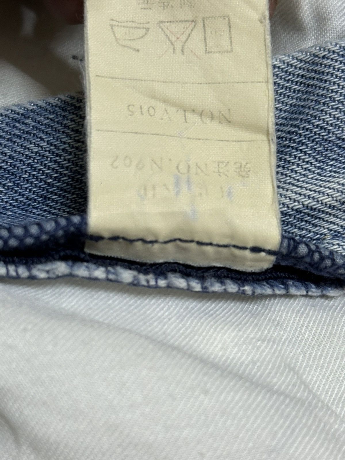 Japanese Brand Vintage Japanese Brand Faded Wash Style Loose Jeans Size US 28 / EU 44 - 10 Thumbnail