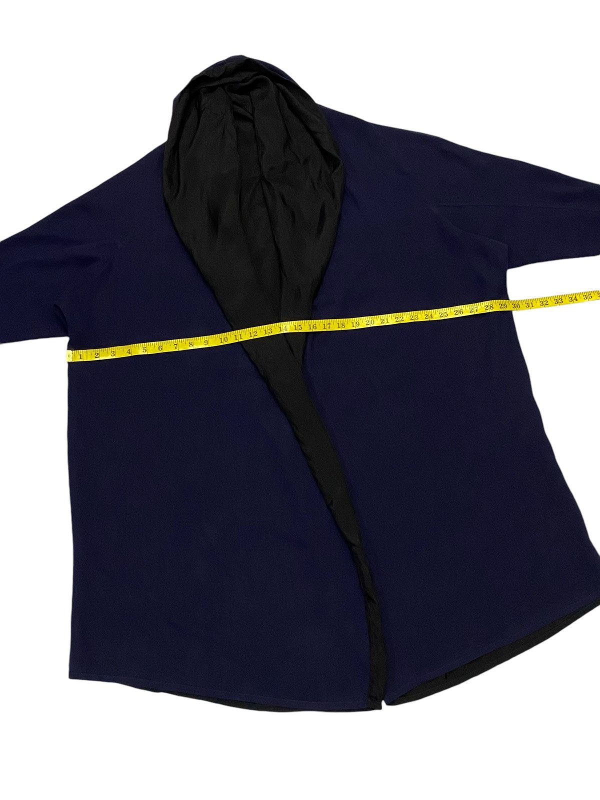 Y's × Yohji Yamamoto Y’s Yohji Yamamoto Navy Blue Cardigan Hoodie Size M / US 6-8 / IT 42-44 - 13 Thumbnail