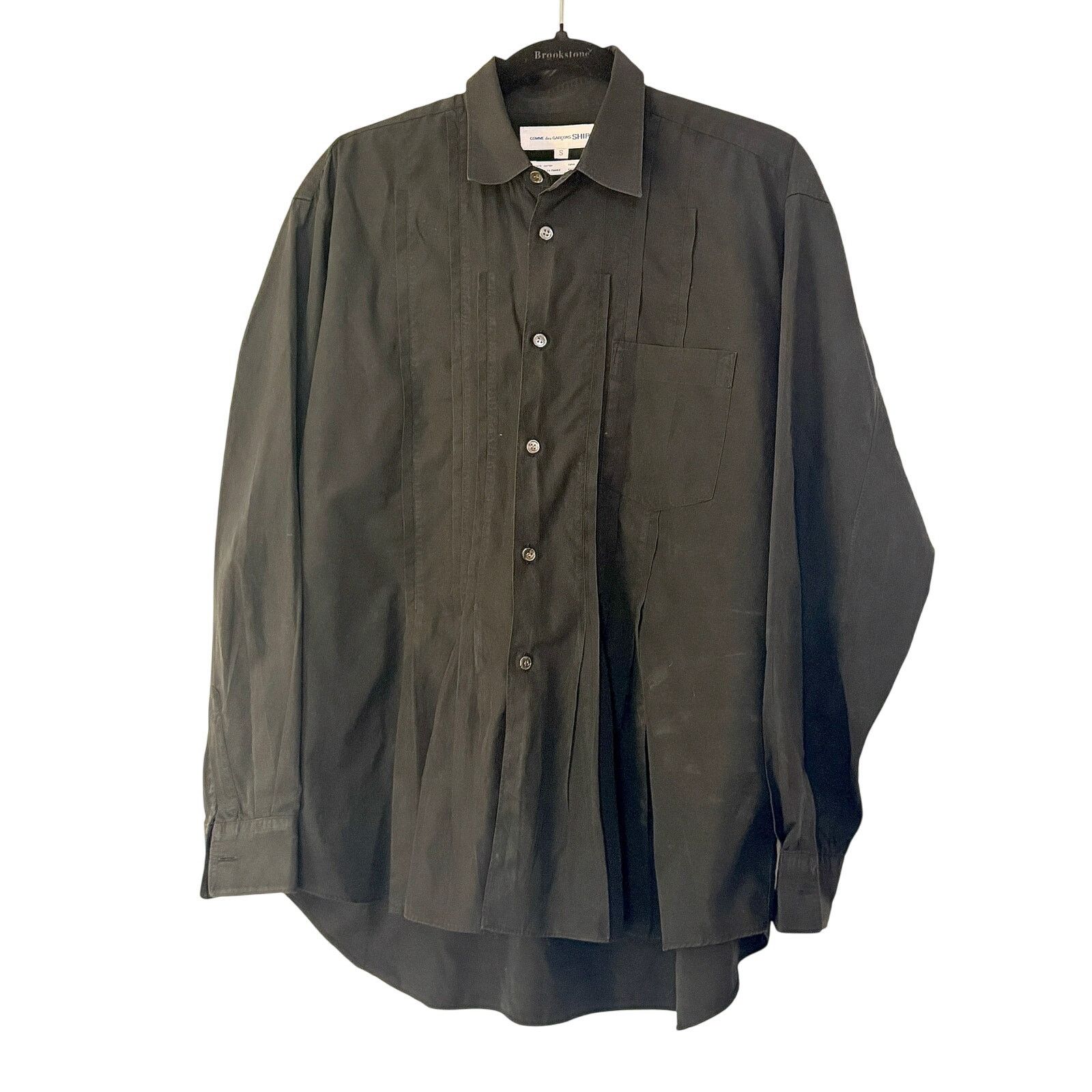 Comme des Garcons CDG Men's Black Cotton Shirt Size US S / EU 44-46 / 1 - 1 Thumbnail