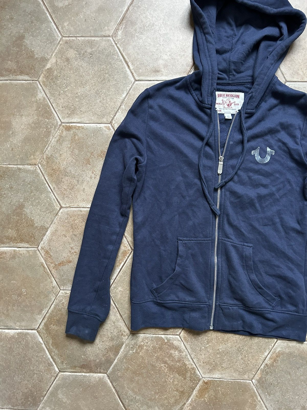 True Religion × Vintage TRU RELIGION HOODIE JACKET Size S / US 4 / IT 40 - 4 Thumbnail