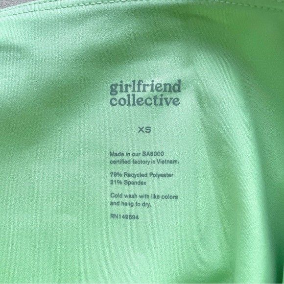 Girlfriend Collective Girlfriend Collective Neon High-Rise 8.5" Bike Shorts - XS Size 27" / US 4 / IT 40 - 5 Thumbnail