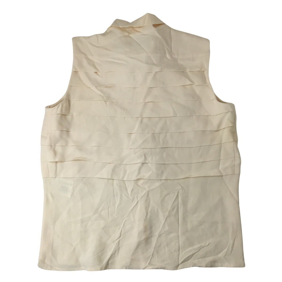 Chanel CHANEL SLEEVELESS BOW TIES TOP SILK 06A P28987V11356 shirts Size S / US 4 / IT 40 - 6 Thumbnail