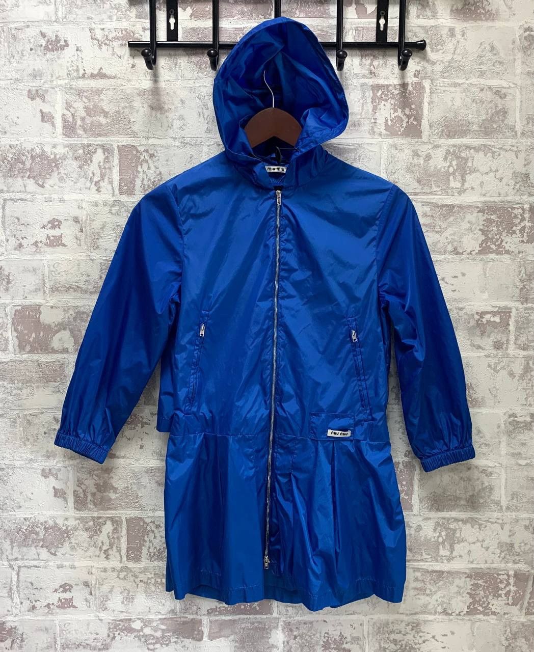 image of Miu Miu Jacket Women`s in Blue, Women's (Size Small)