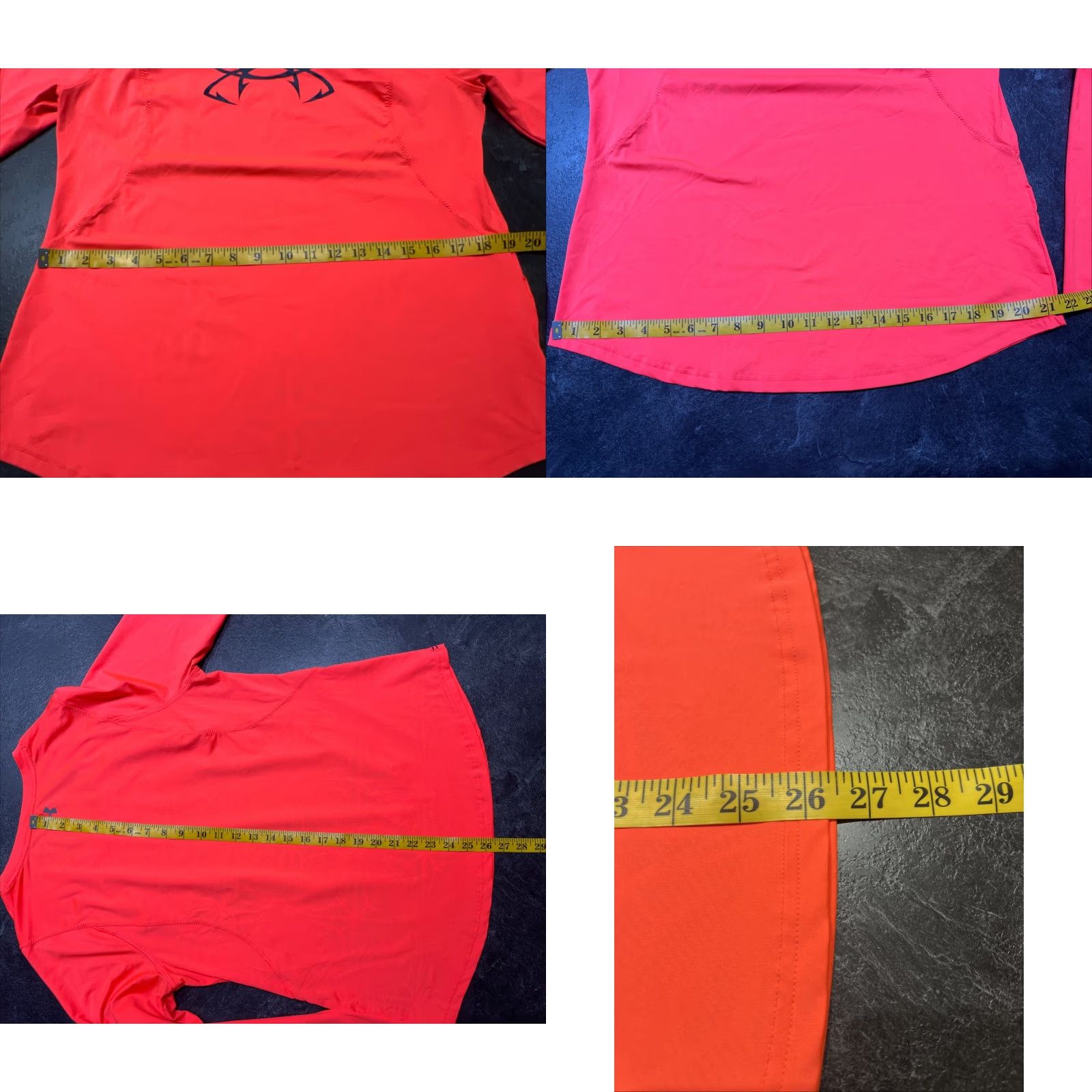 Under Armour Under Armour Women’s Long Sleeve Fishing T-Shirt L Orange Coral Activewear Size L / US 10 / IT 46 - 8 Thumbnail