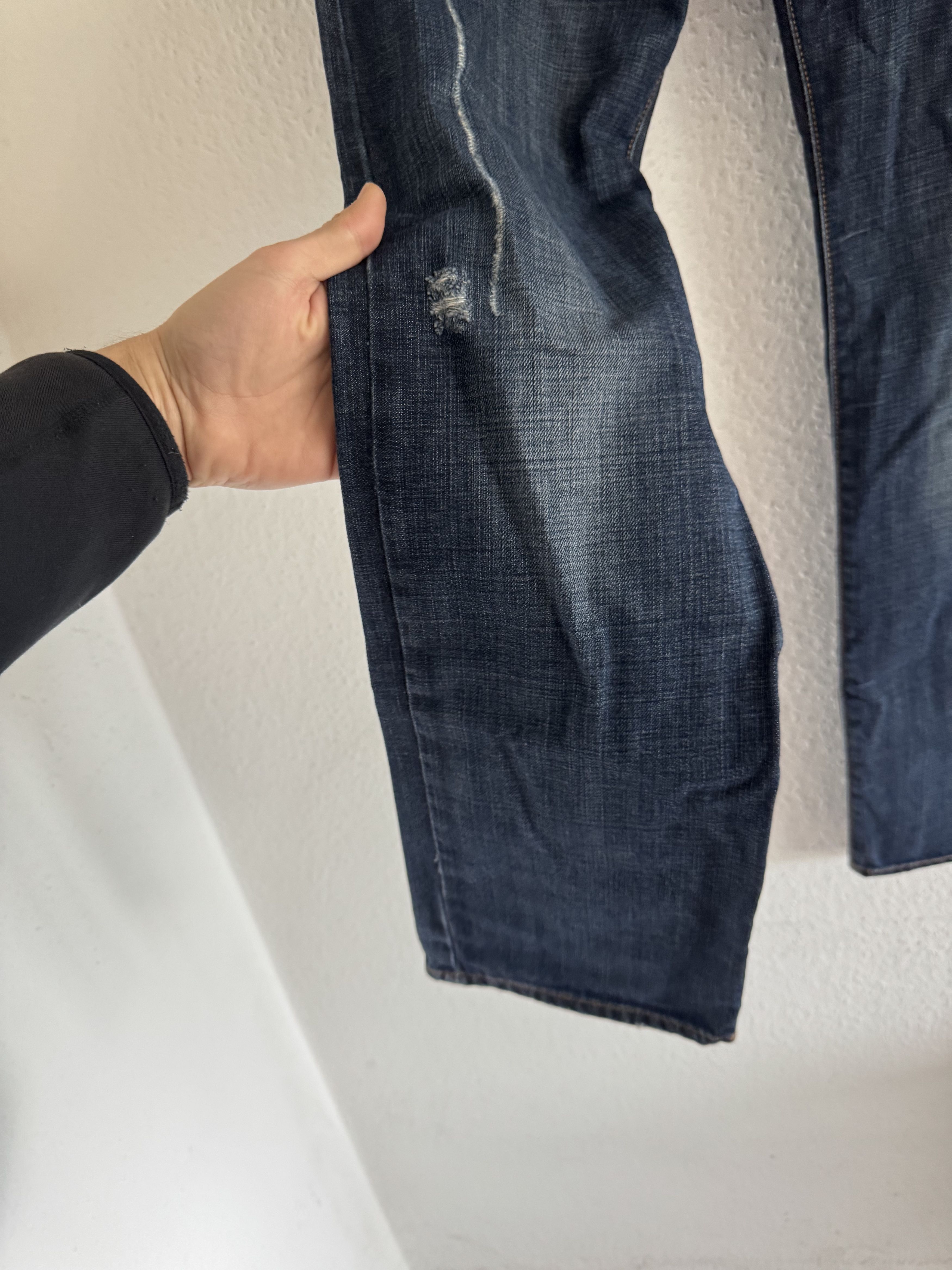 Just Cavalli Ornate Leather Pocket Denim Jeans Size US 33 - 4 Thumbnail