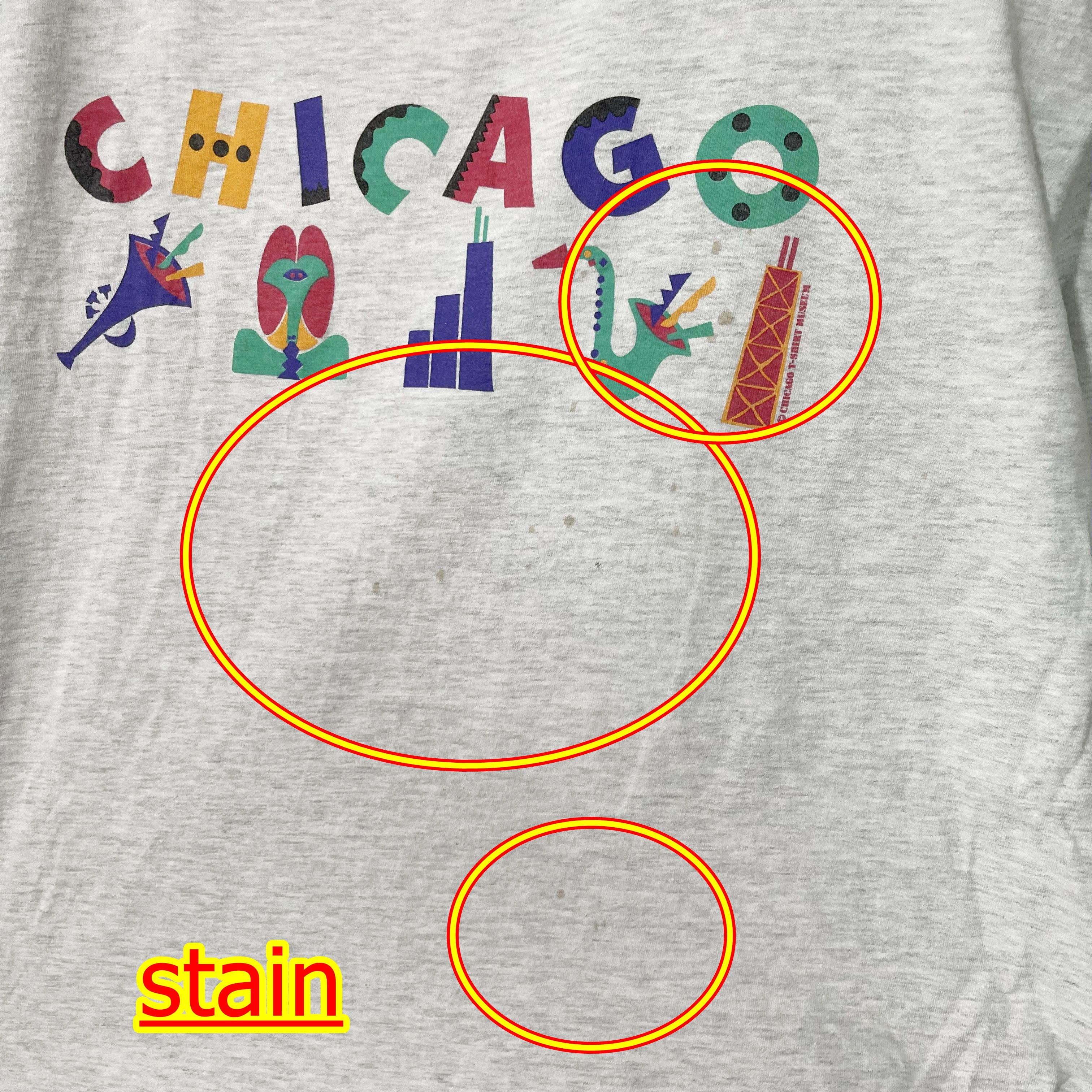Vintage Vintage 90s Chicago Museum Shirt Size US XL / EU 56 / 4 - 7 Thumbnail