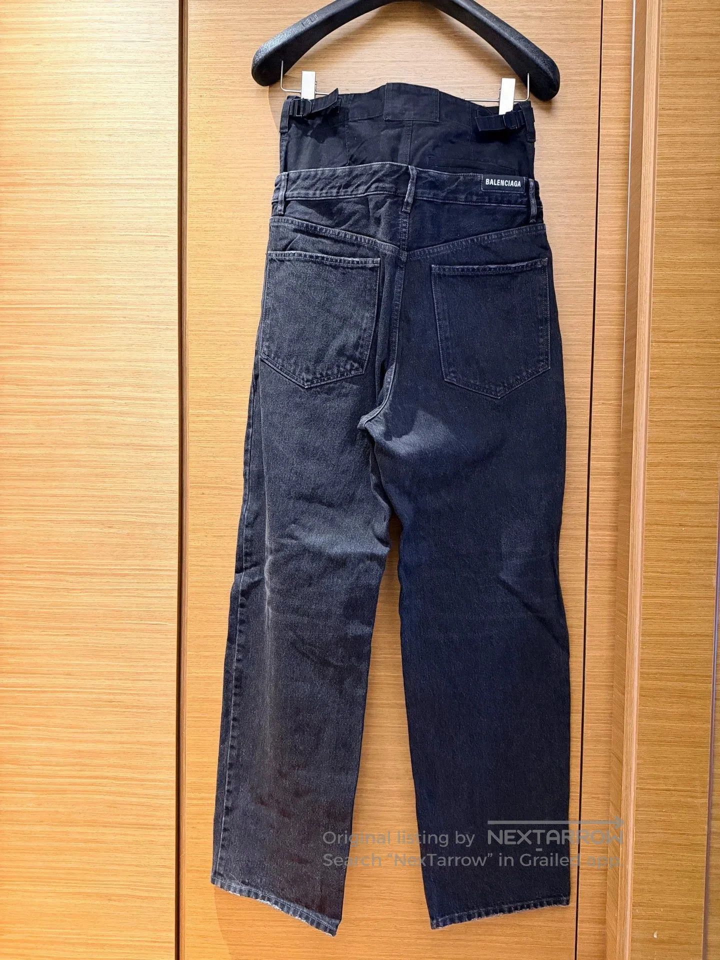 Balenciaga Black Denim Relaxed Fit Pants Size 28. Size US 28 / EU 44 - 6 Thumbnail