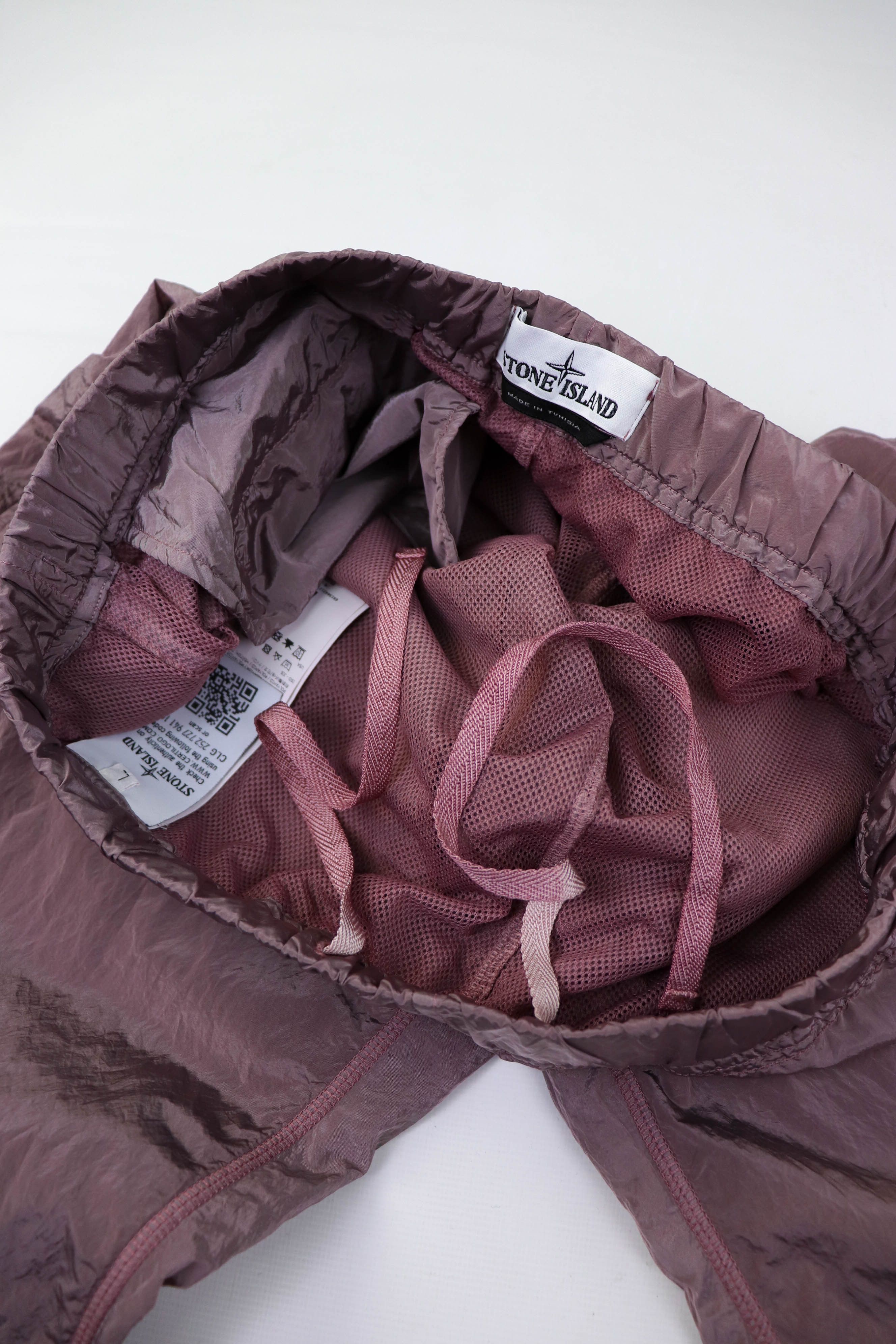 Stone Island Stone Island Pink Mocha Mousse Nylon Metal Track Pants Size US 32 / EU 48 - 9 Thumbnail