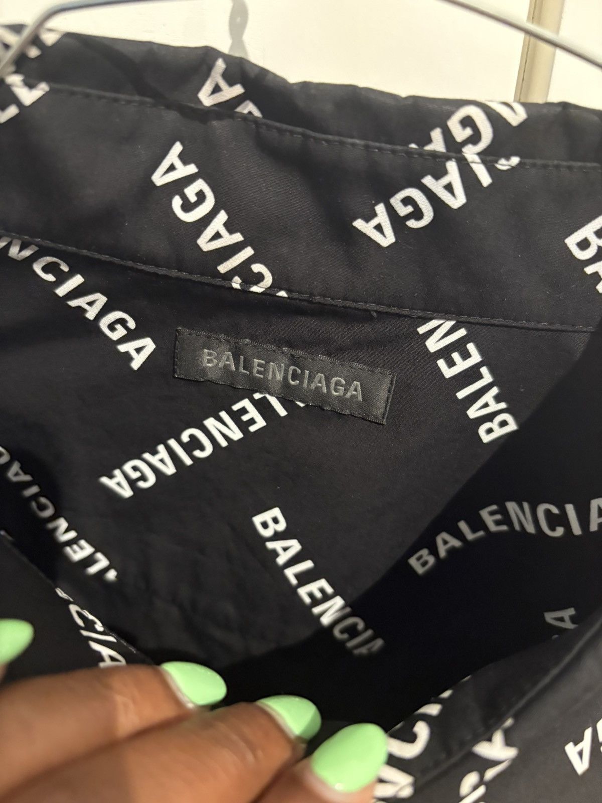 Balenciaga Balenciaga- Bal Diagonal Allover Shirt Size US L / EU 52-54 / 3 - 2 Thumbnail