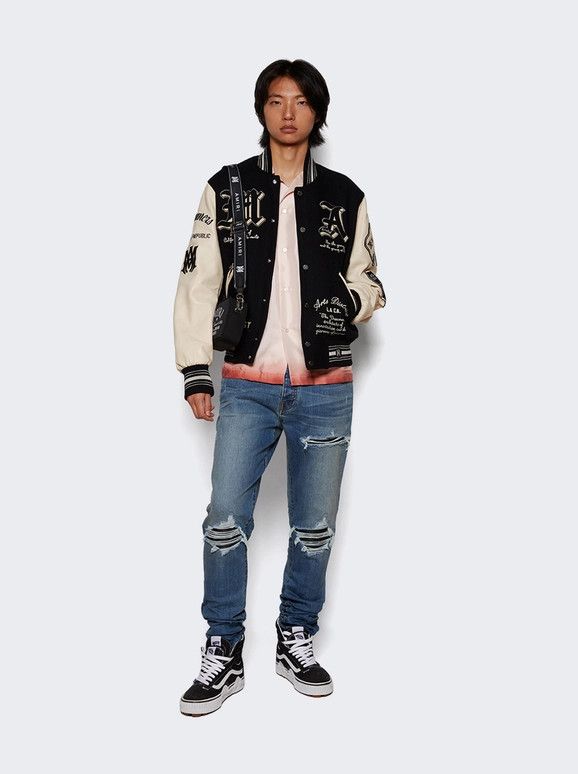 Amiri o1s1wg110625 Resort Club Bowling Shirt in Multicolor Size US M / EU 48-50 / 2 - 2 Thumbnail