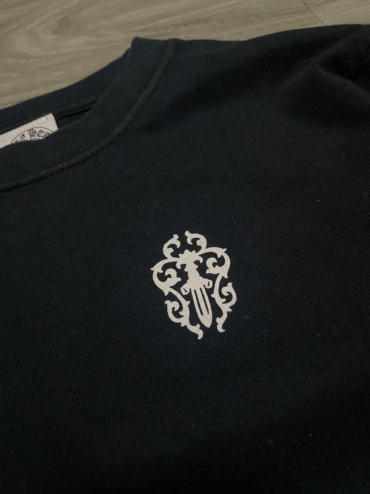 Chrome Hearts 90’s VINTAGE - SCROLL SCRIPT DAGGER CHROME HEARTS LS Size L / US 10 / IT 46 - 7 Thumbnail