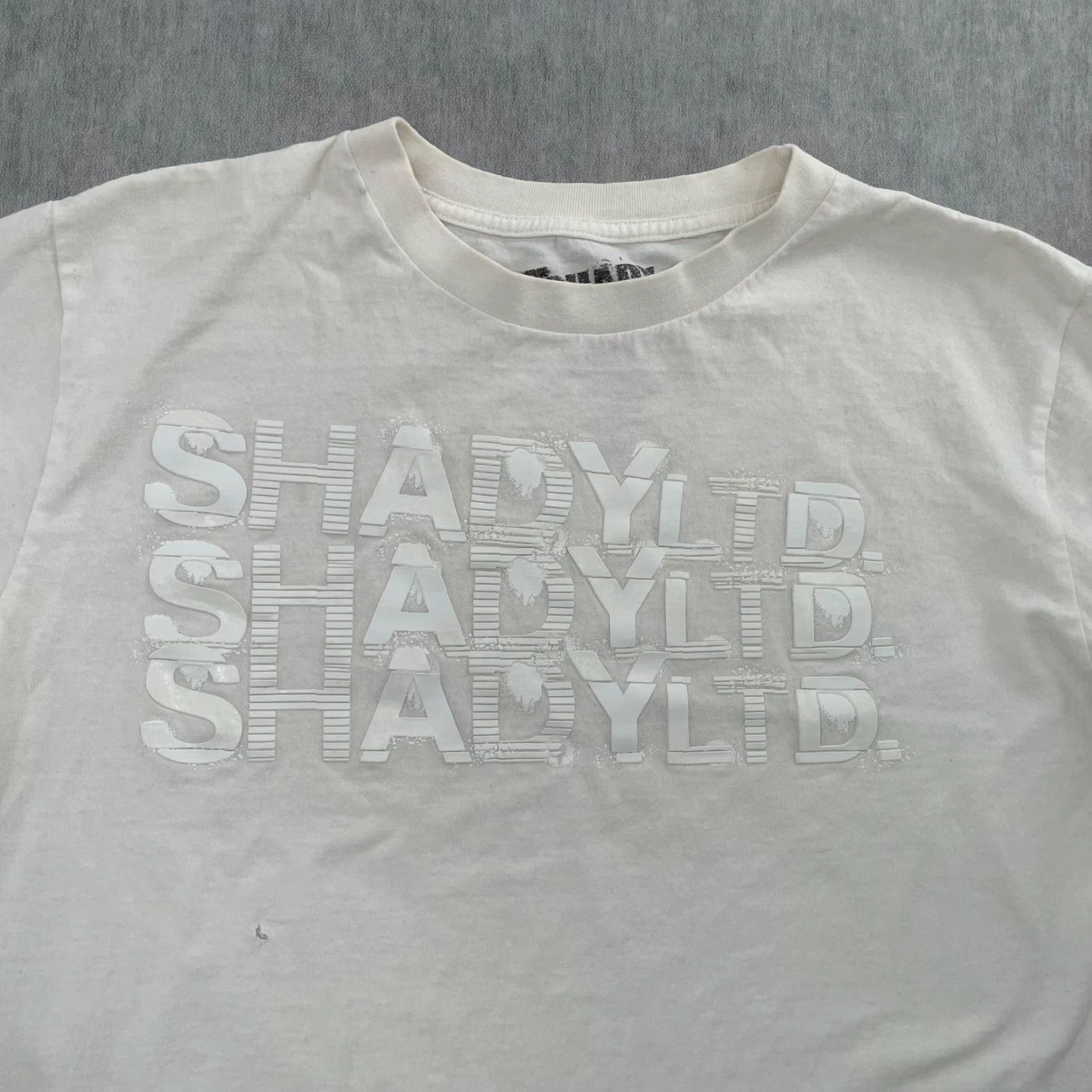 Vintage VINTAGE Eminem Slim Shady Shirt Mens XL White Crew Neck Short Sleeve Logo 90s Hip Hop Music T-Shirt XL Mens Size US XL / EU 56 / 4 - 3 Thumbnail