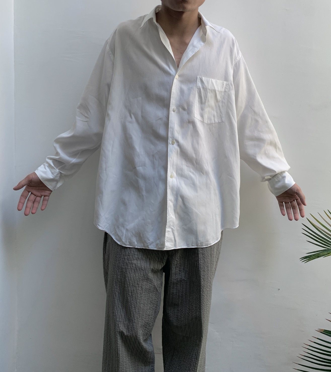Comme des Garcons Homme 90s Oversized Shirt | Grailed