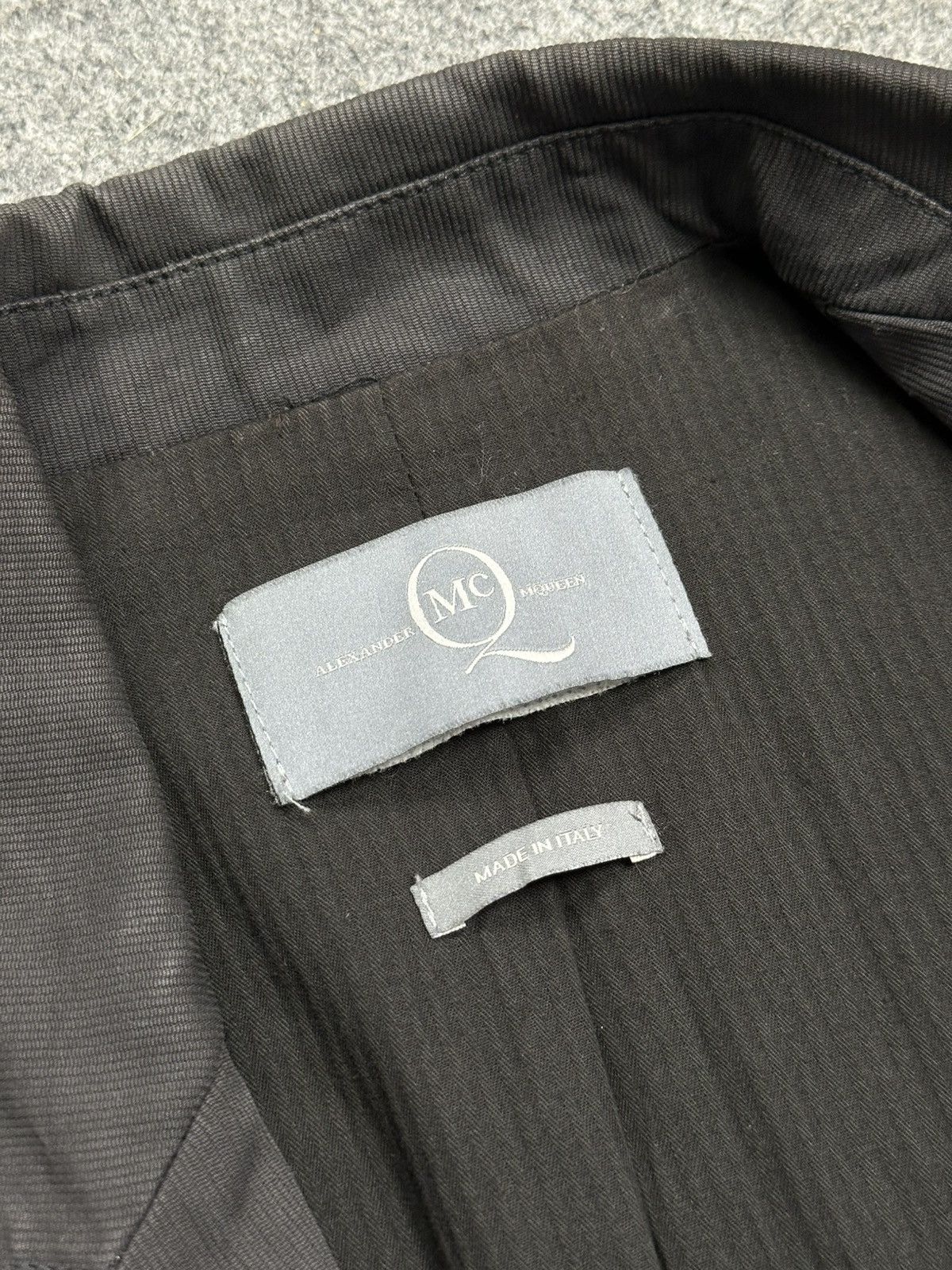 Alexander McQueen Alexander Mcqueen - Vintage Cropped Blazer Jacket - Trimmed Size 46R - 13 Thumbnail