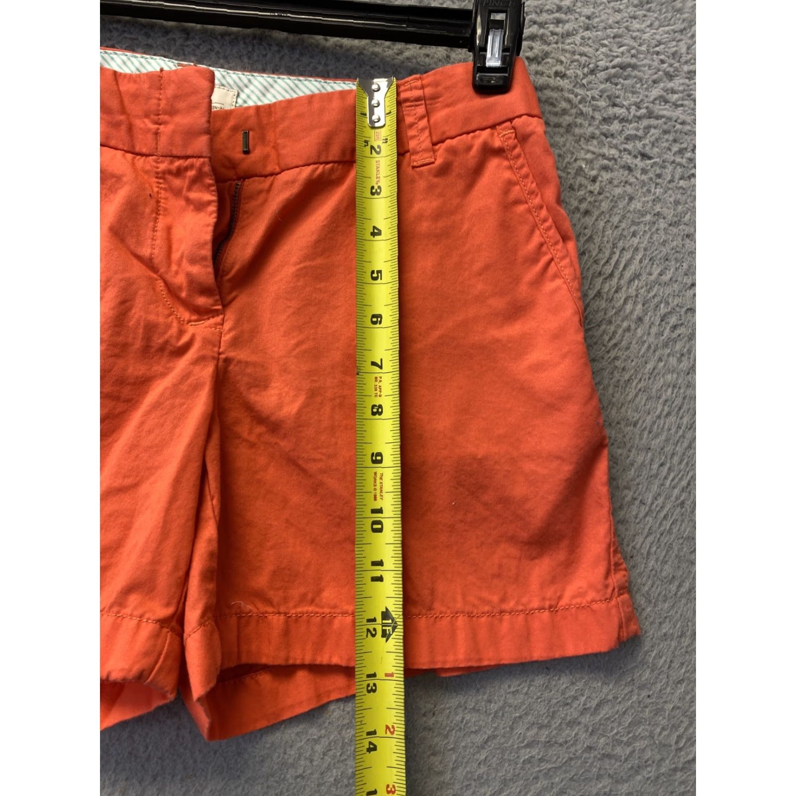 J.Crew J.CREW Shorts Women 2 Coral Linen Blend Waist Pockets /96-49 Womens Size 26" / US 2 / IT 38 - 5 Thumbnail