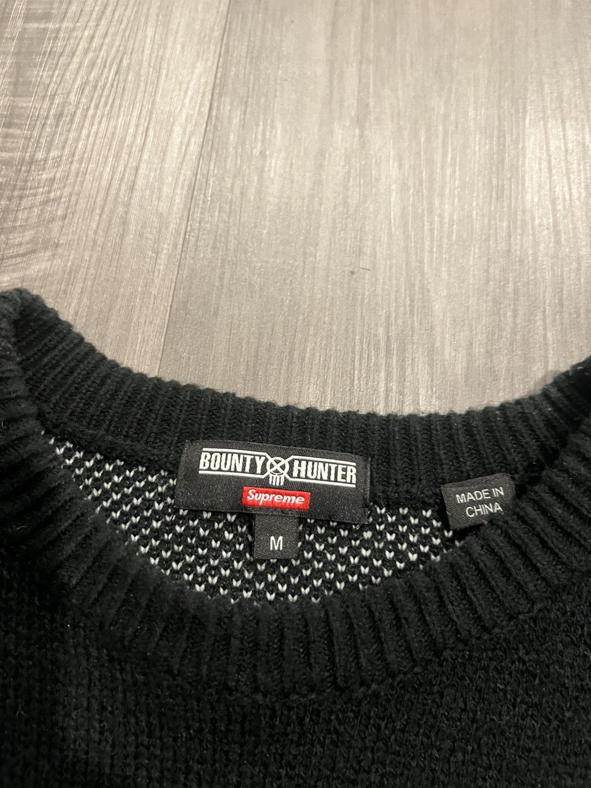Supreme Size Medium FW23 Supreme x Bounty Hunter Black Sweater Size US M / EU 48-50 / 2 - 5 Thumbnail