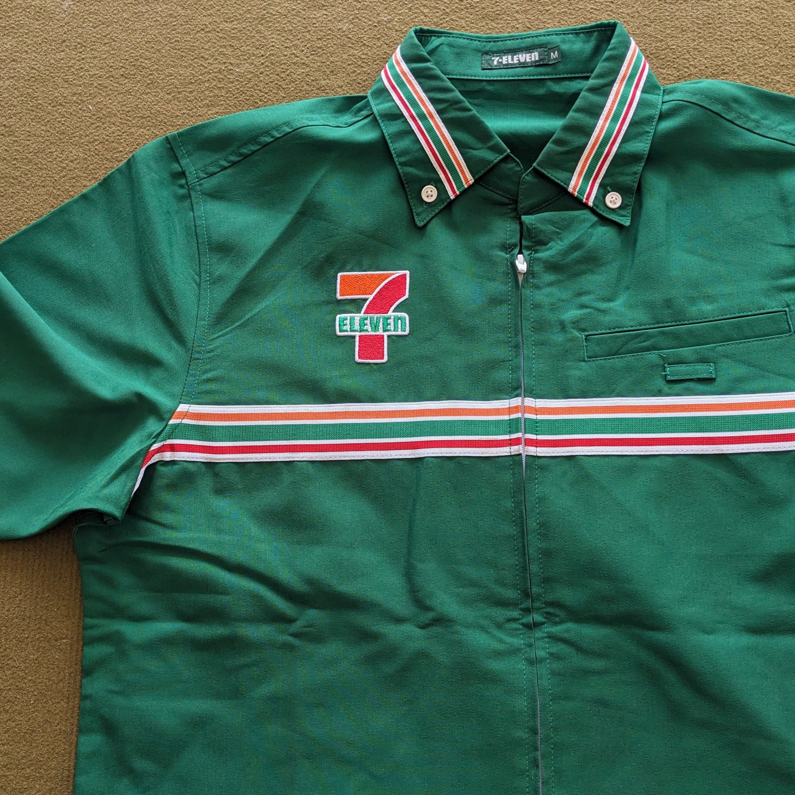 Other Vintage 7 ELEVEN Workers Uniform Jacket Size US L / EU 52-54 / 3 - 3 Thumbnail