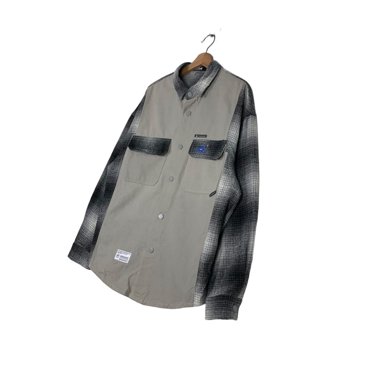 Japanese Brand .KOM Aestheticview Fashion Snap Button Jacket #0328-C15 Size US L / EU 52-54 / 3 - 4 Thumbnail