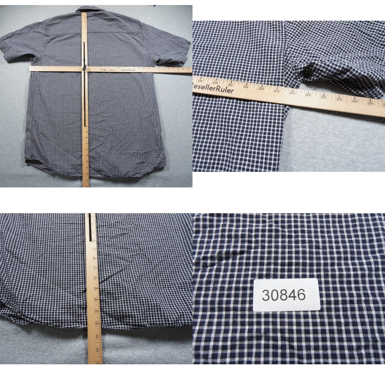 Anchor Blue VINTAGE Anchor Blur Shirt Mens 2XL Blue Button-Up Short Sleeve Adult Y2K Shirt Size US XXL / EU 58 / 5 - 8 Thumbnail