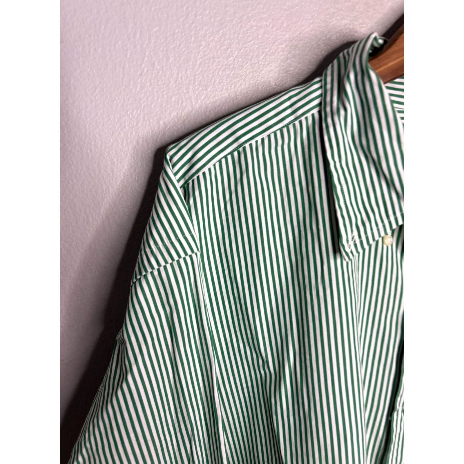 Polo Ralph Lauren Ralph Lauren Shirt Mens 2XB Classic Fit Striped Pony Short Sleeve Button Up 6384 Size US XXL / EU 58 / 5 - 2 Thumbnail