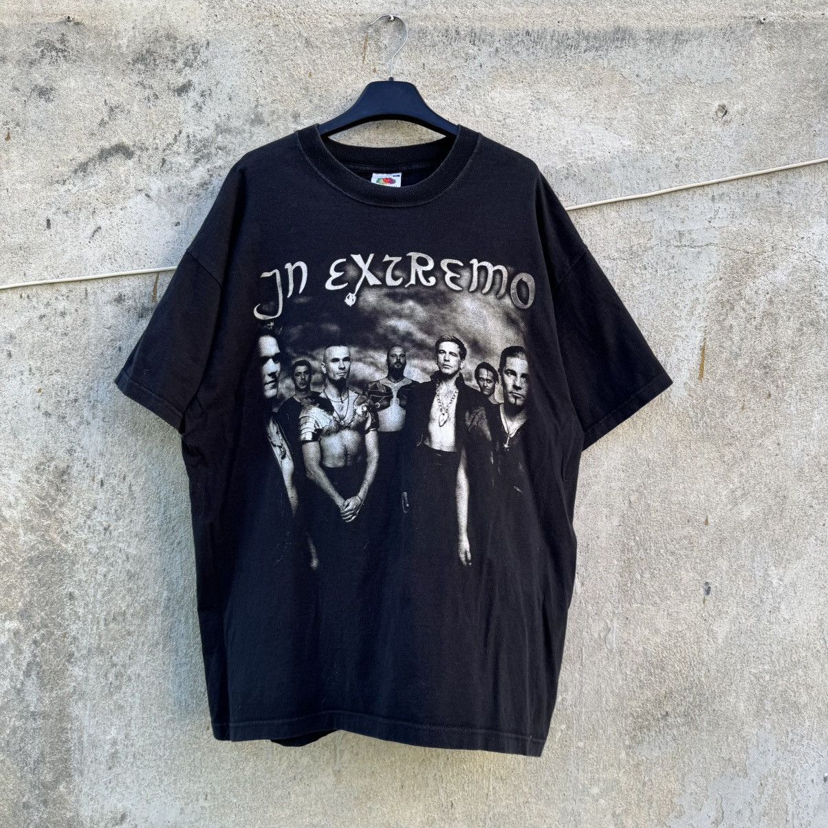 Band Tees Vintage In Extremo Washed Folk Metal Band Tee Gothic 00s Size US XL / EU 56 / 4 - 12 Thumbnail