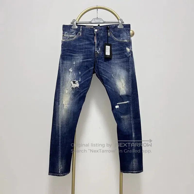 Dsquared2 DSQUARED2 Men's Casual Pants in Denim Blue . Size US 34 / EU 50 - 1 Thumbnail