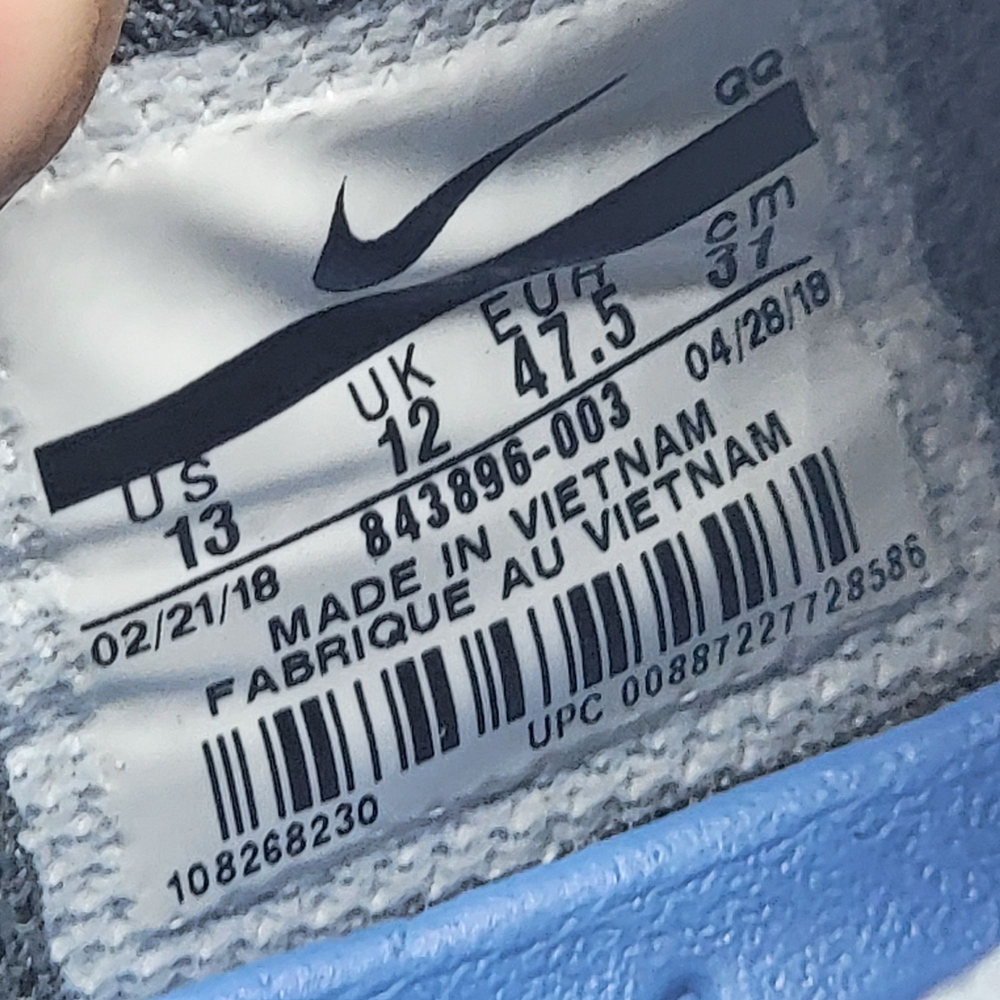 Nike Nike SB Check Solarsoft Mens 13 Gray Skateboard Shoes Athlet Size US 13 / EU 46 - 6 Thumbnail