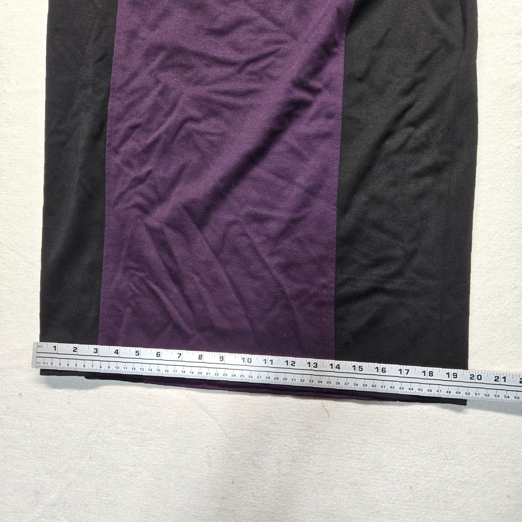 Vintage VINTAGE New Directions Women's Skirt Adult Size 12 Knee Length Purple Fashion Size 34" / US 12 / IT 48 - 6 Thumbnail