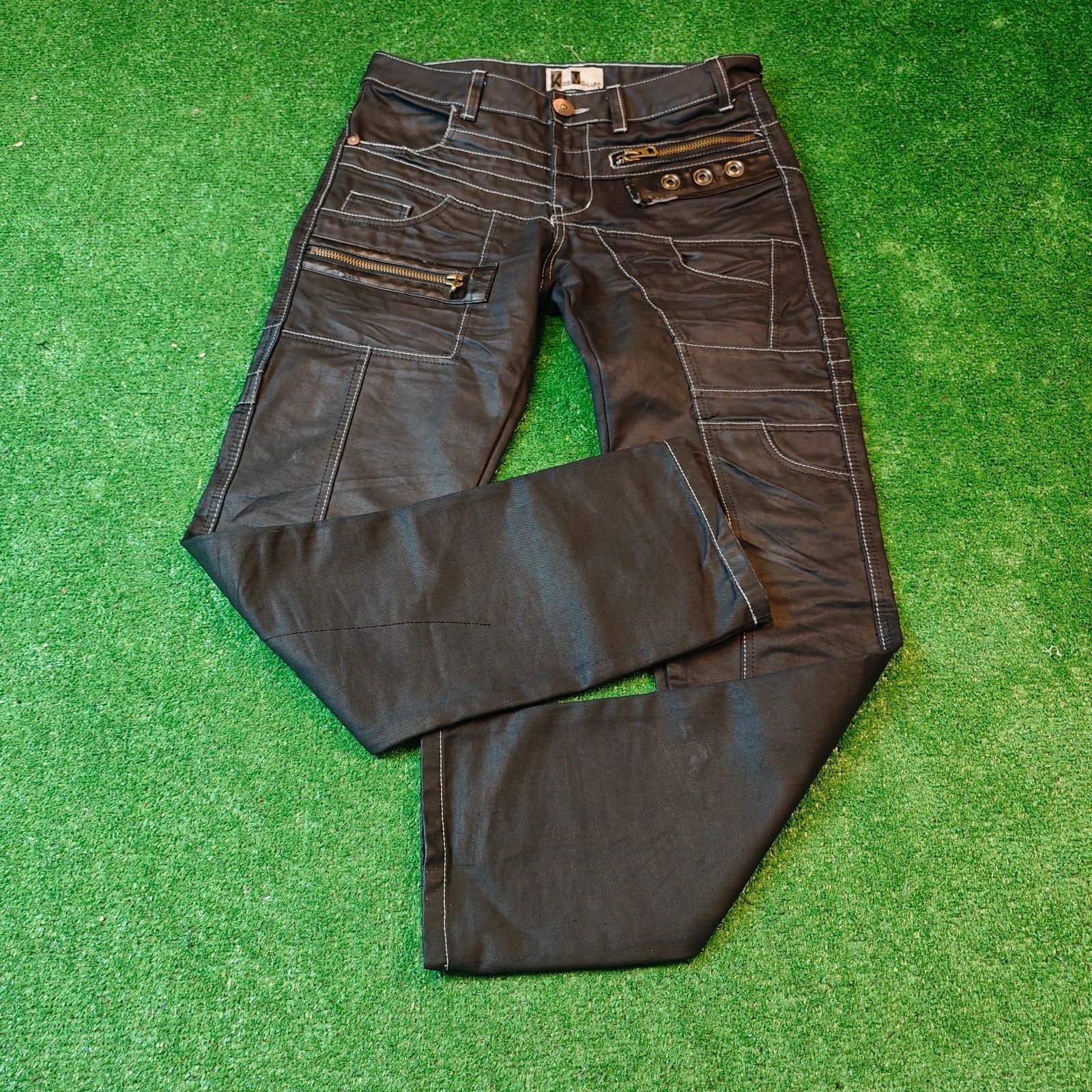 Other Kosmo Lupo Jeans Mens 32 black straight y2k drip Size US 32 / EU 48 - 1 Thumbnail