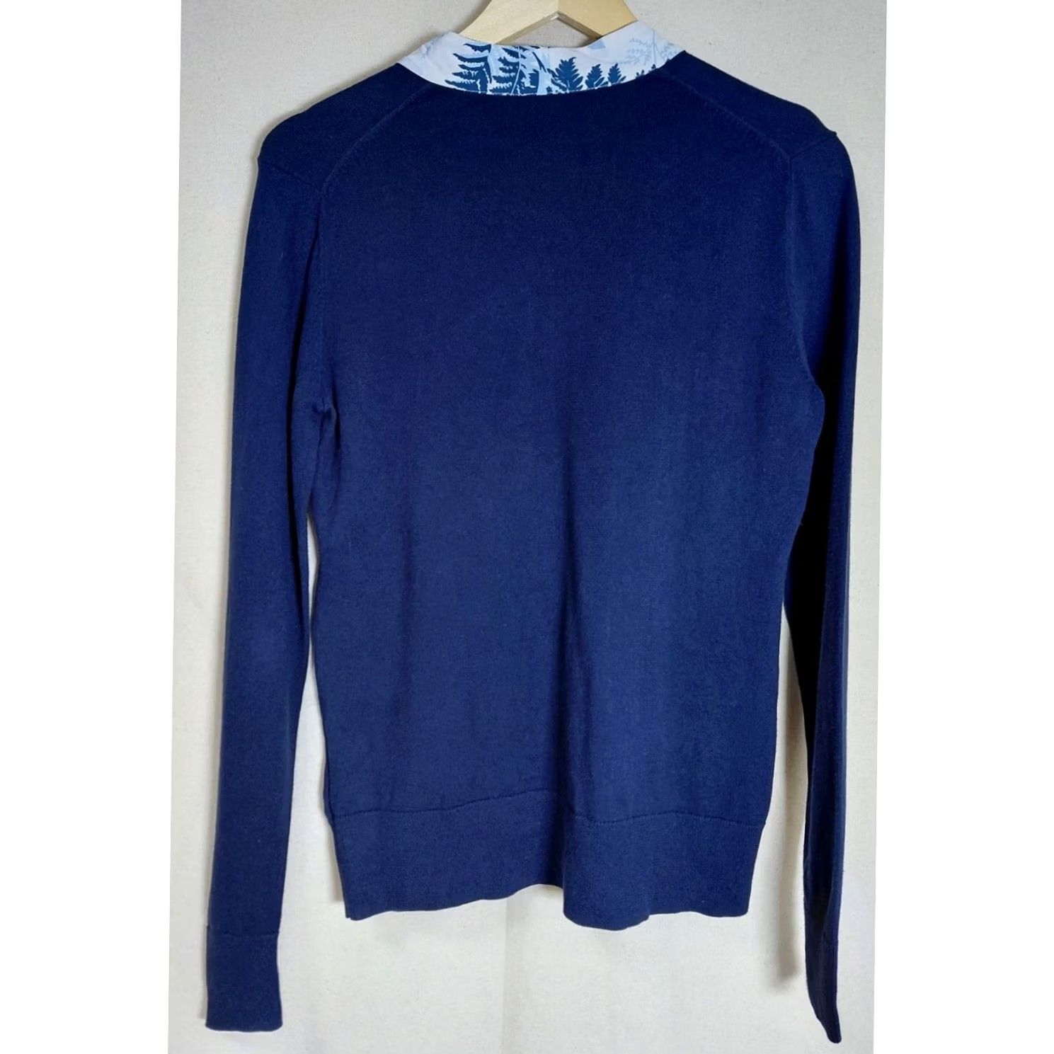 Brooks Brothers Brooks Brothers Sweater S Blue Cotton Solid Knit Women Size S / US 4 / IT 40 - 2 Thumbnail