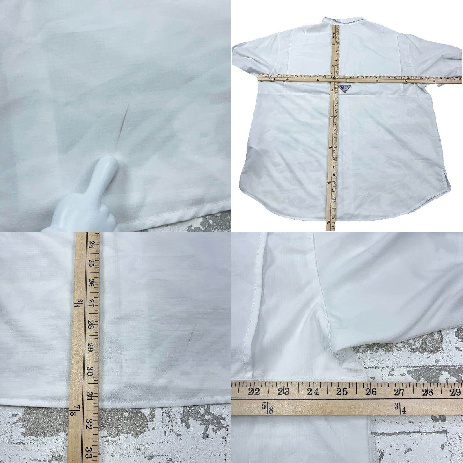 Vintage Columbia PFG Shirt Men XL White Button-Up Performance Fish Vented Outdoors Size US XL / EU 56 / 4 - 8 Thumbnail