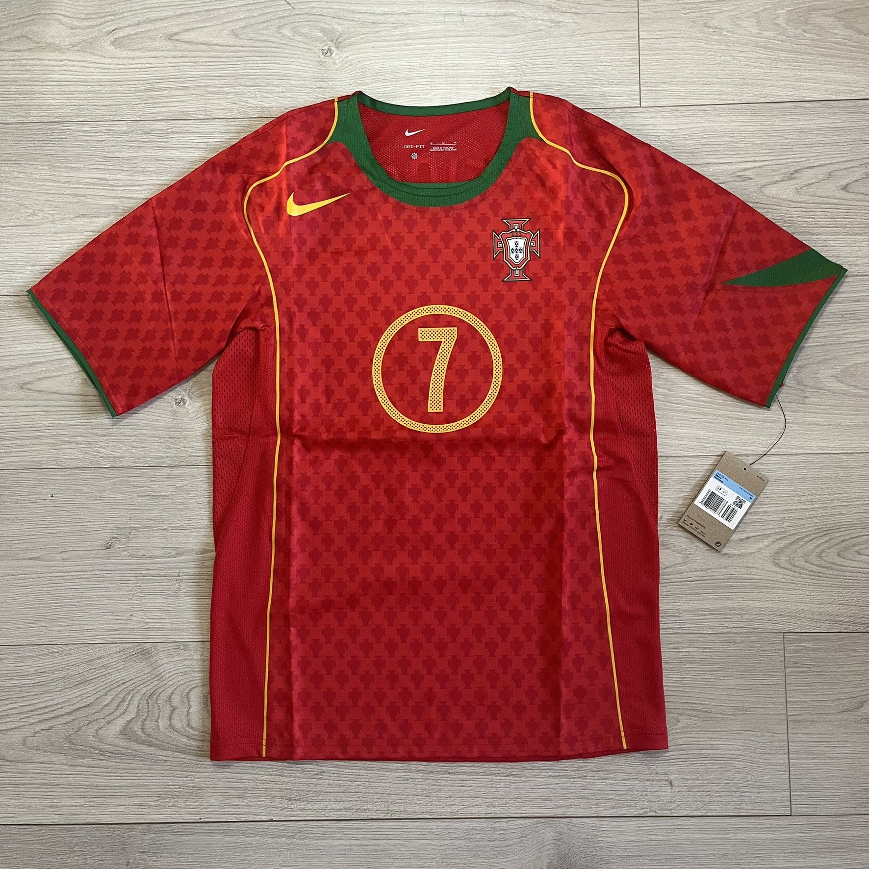 Nike 2004 Portugal Re-Issue Figo 7 Tee