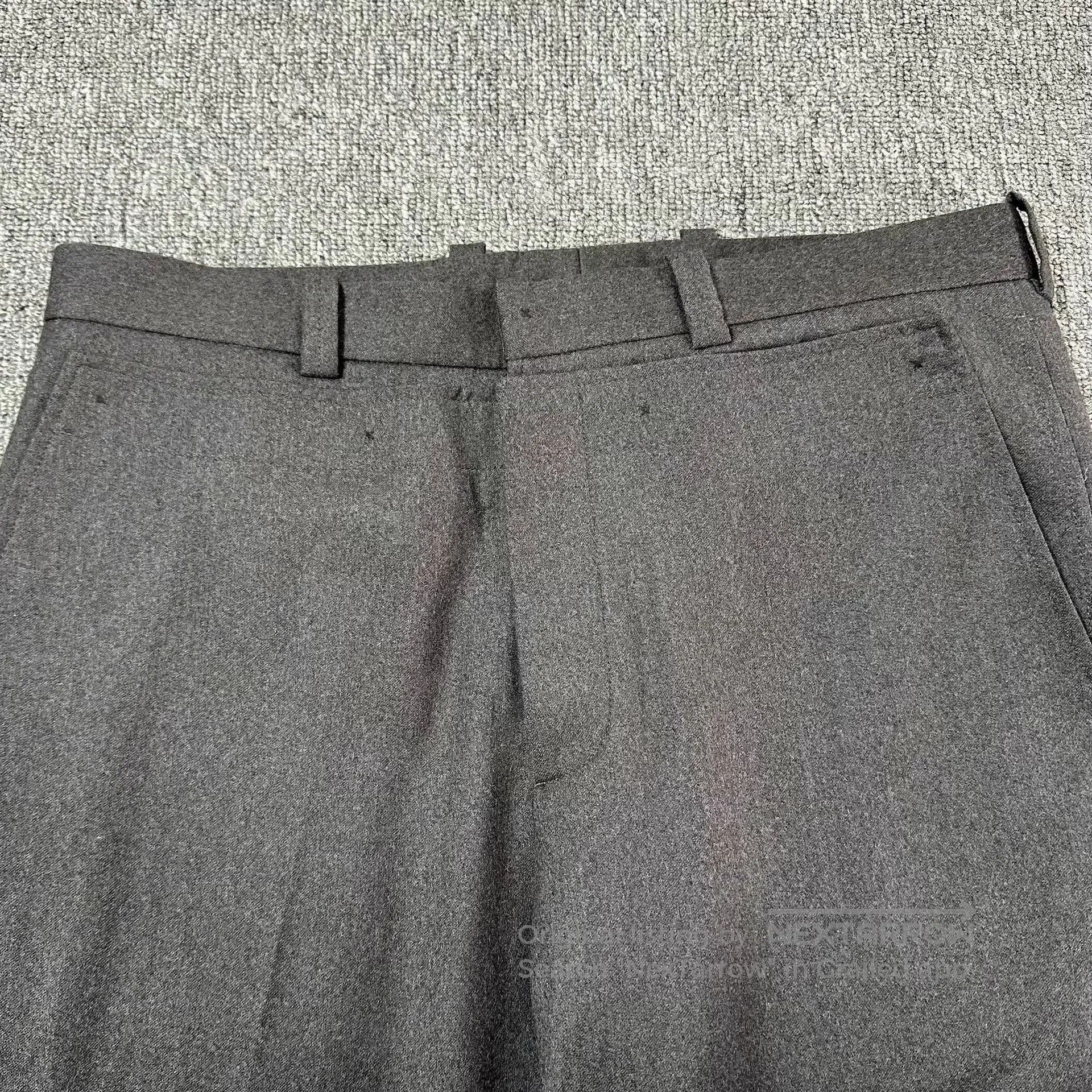 Dior Dior Homme Wool Gray Casual Trousers. Size US 32 / EU 48 - 2 Thumbnail