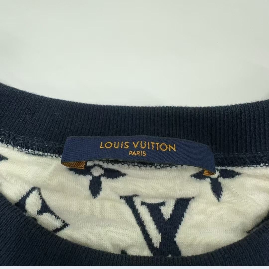 Louis Vuitton blue patterned crew neck sweatshirt from louis vuitton-yw Size US M / EU 48-50 / 2 - 7 Thumbnail