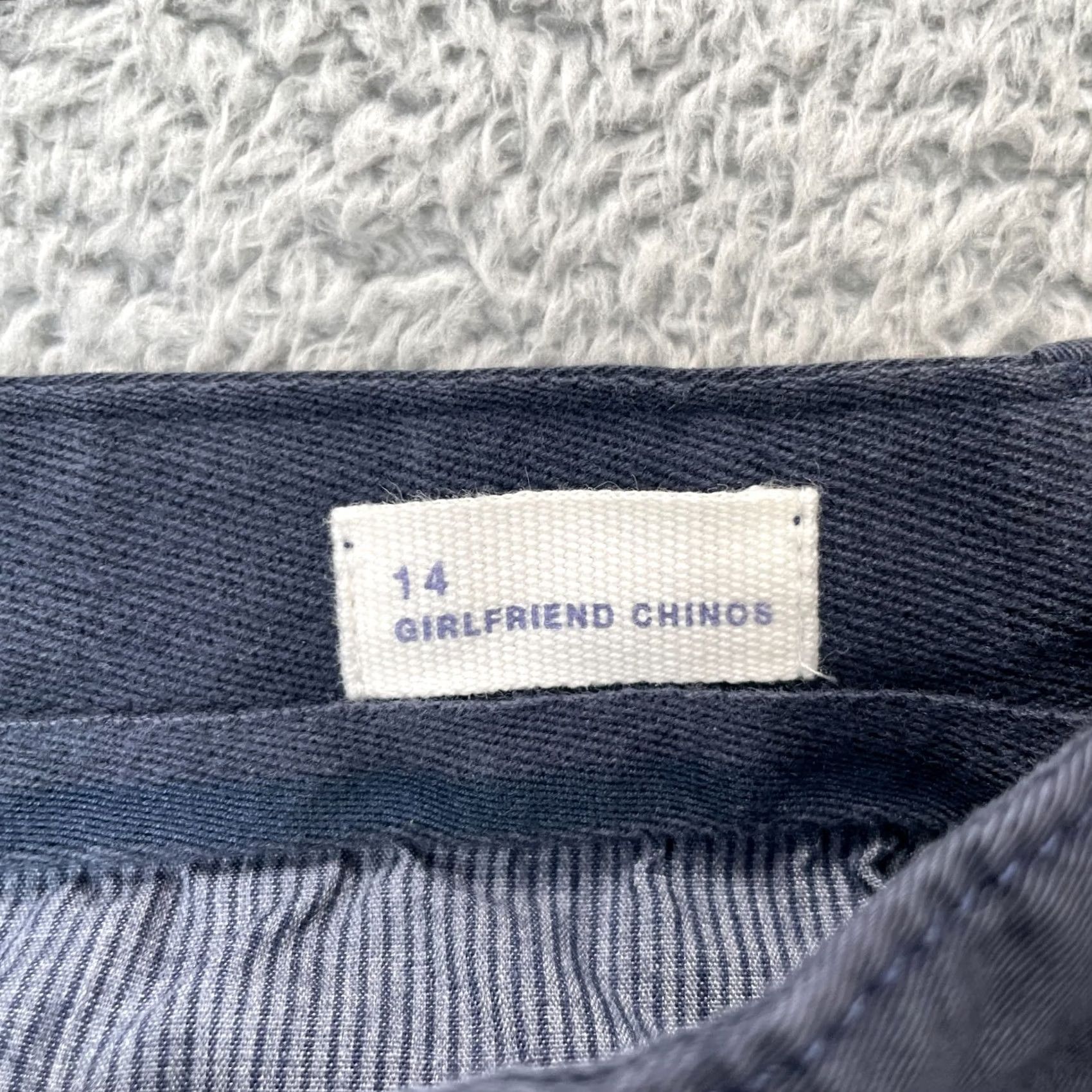 Gap Gap Pants Womens 14 Blue Chino Cotton Stretch Straight Leg 26 in Inseam Regular 14 Size 25" / US 0 / IT 36 - 4 Thumbnail