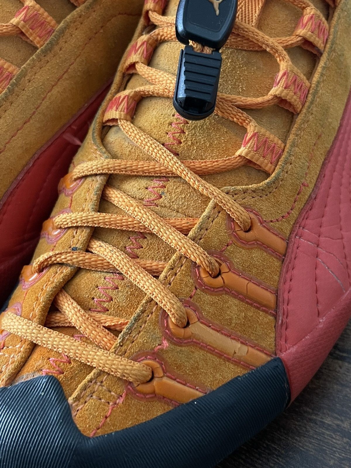 Puma Archive 00’s Puma Scrill Shoes Y2K Orange Japanese Style Size US 9 / IT 39 - 7 Thumbnail